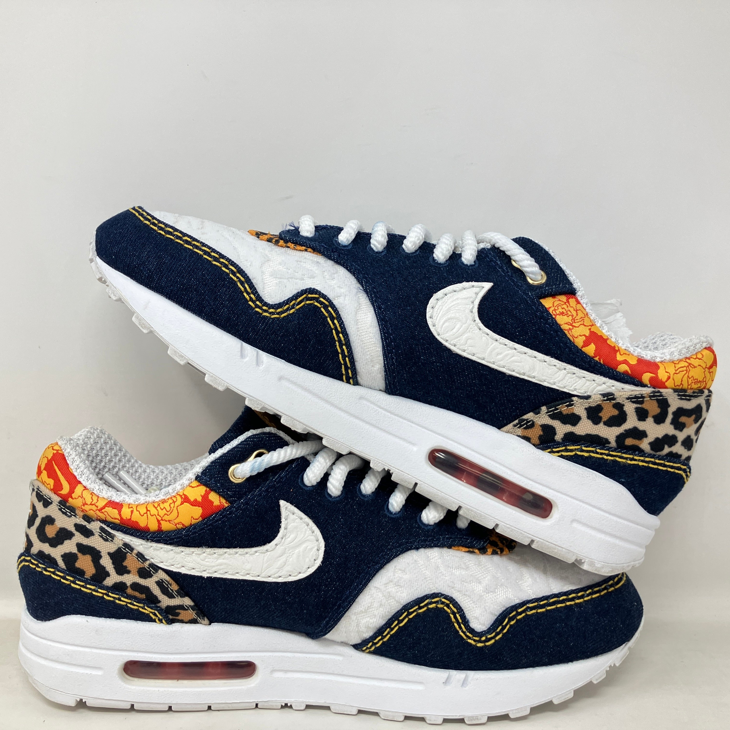 Nike Air Max 1 Premium Denim Leopard