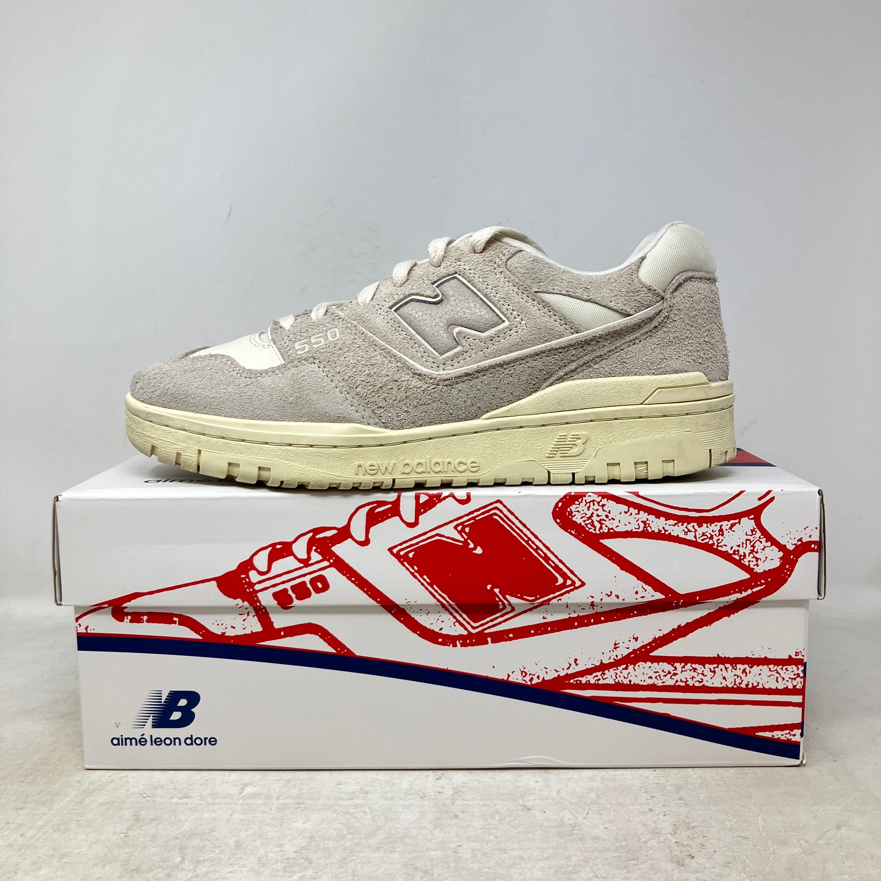 New Balance 550 Aime Leon Dore Grey Suede