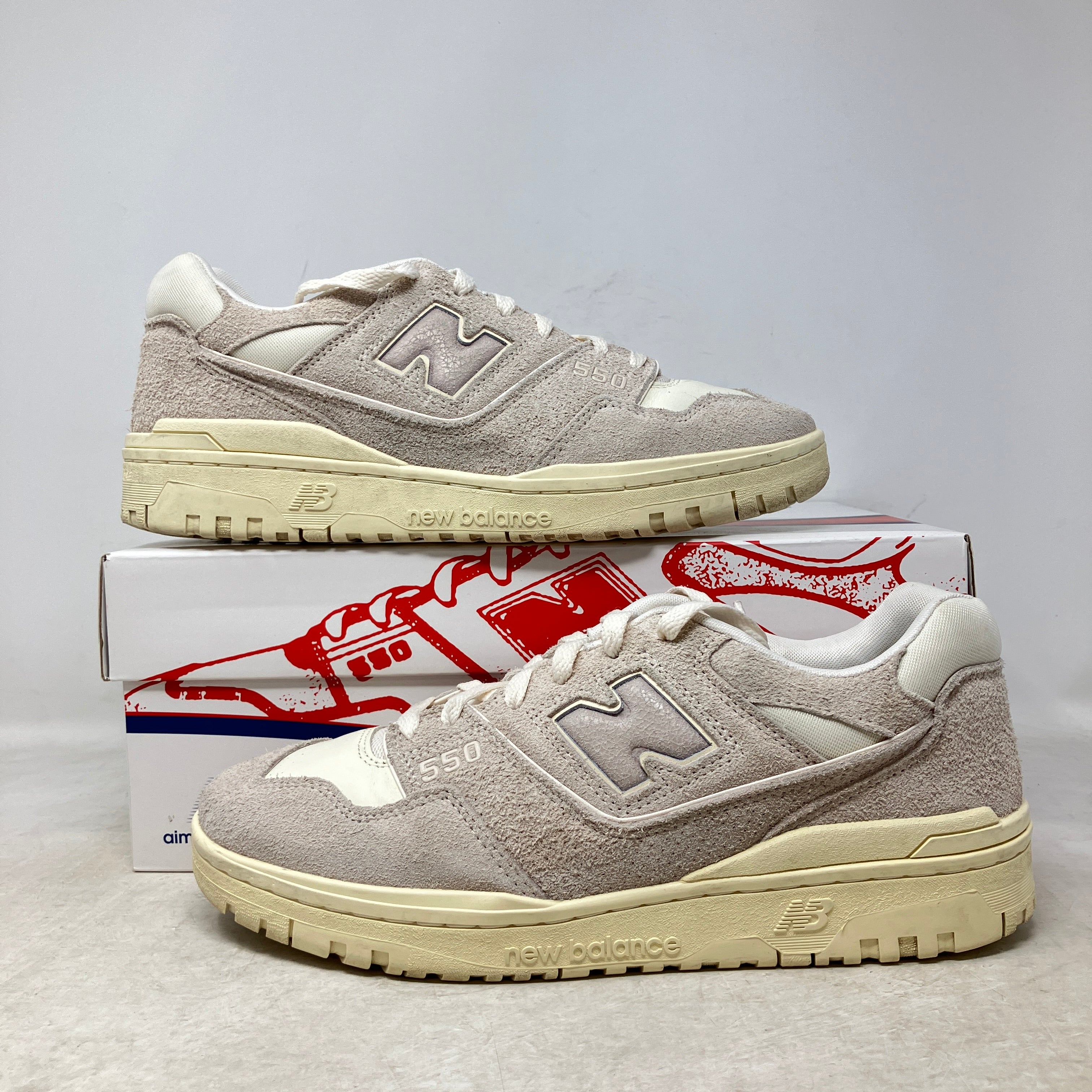 New Balance 550 Aime Leon Dore Grey Suede