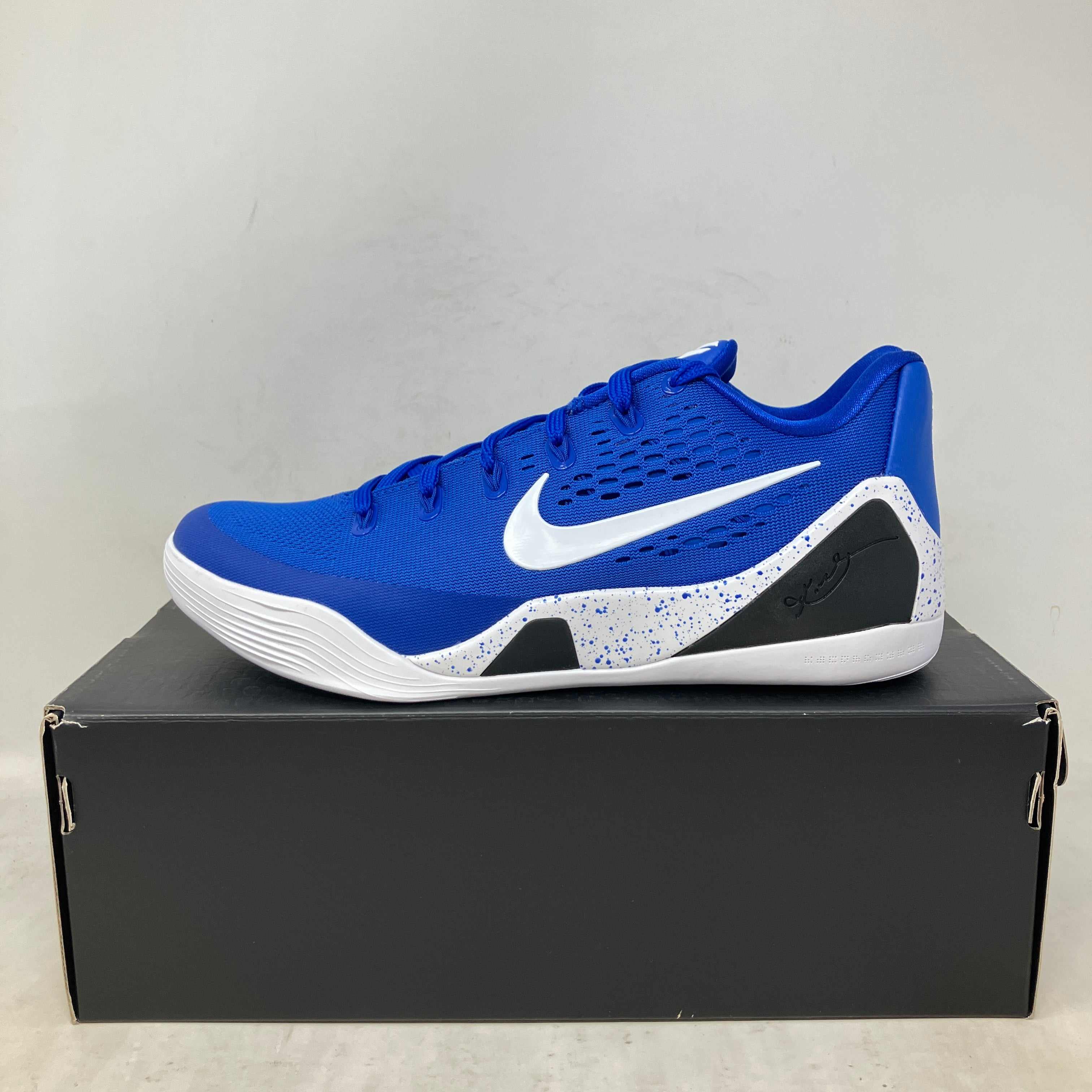 Nike Kobe 9 Elite Low EM Protro Game Royal brand new sneakers with accessories