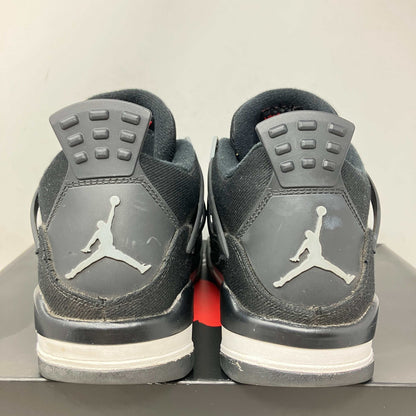 Jordan 4 Retro Black Canvas (GS)