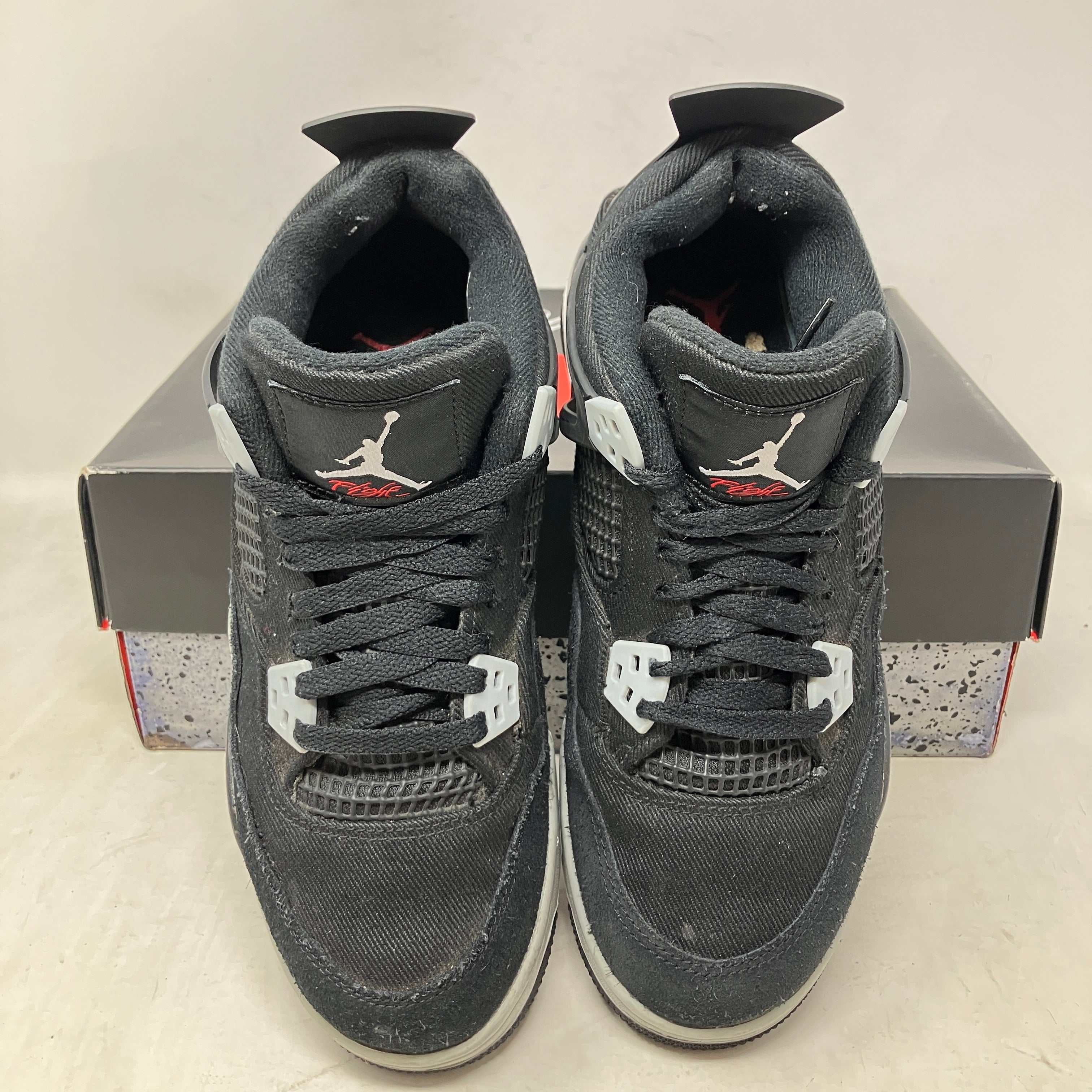 Jordan 4 Retro Black Canvas (GS)