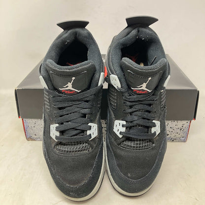 Jordan 4 Retro Black Canvas (GS)