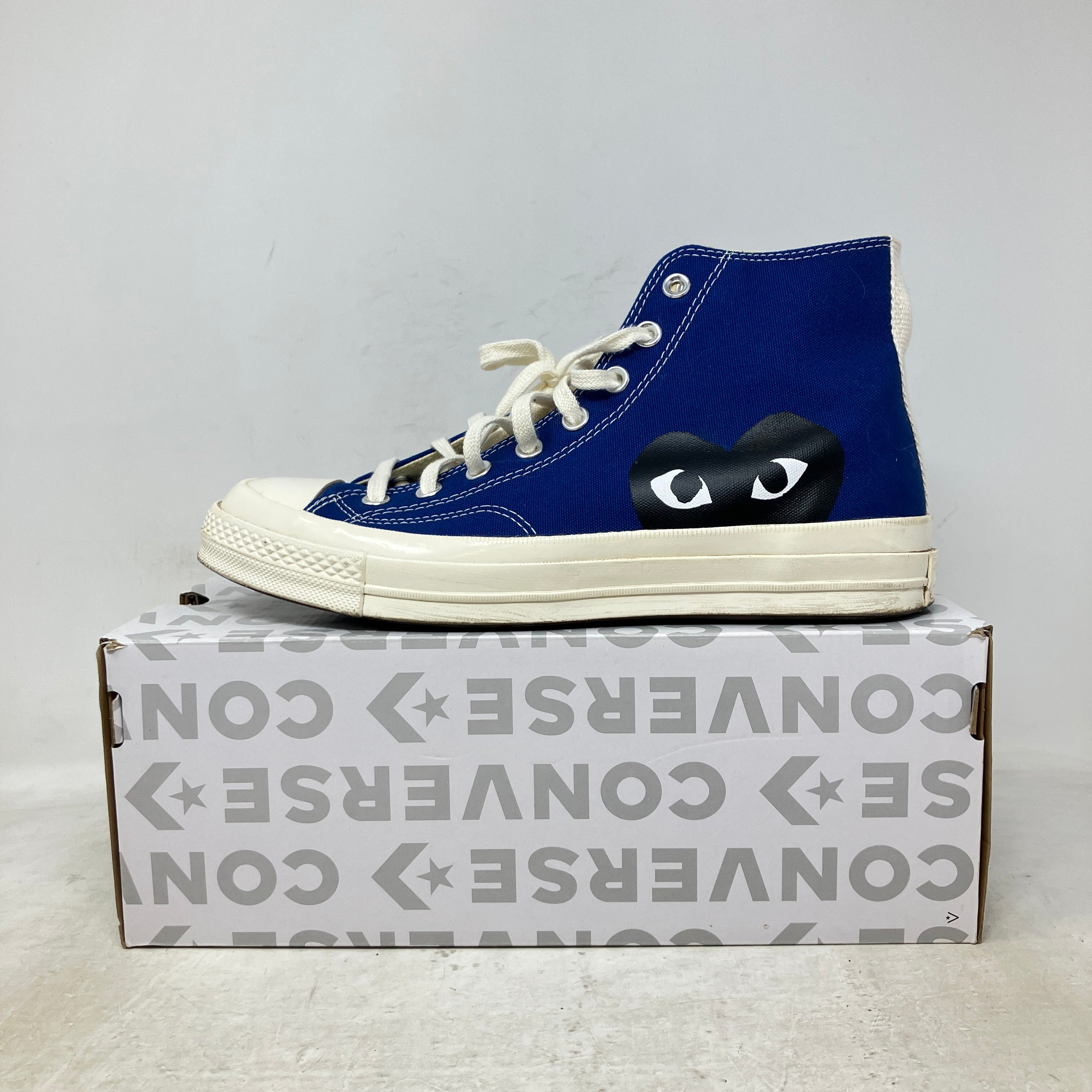 Converse Chuck Taylor All Star 70 Hi Comme des Garcons PLAY Blue Quartz