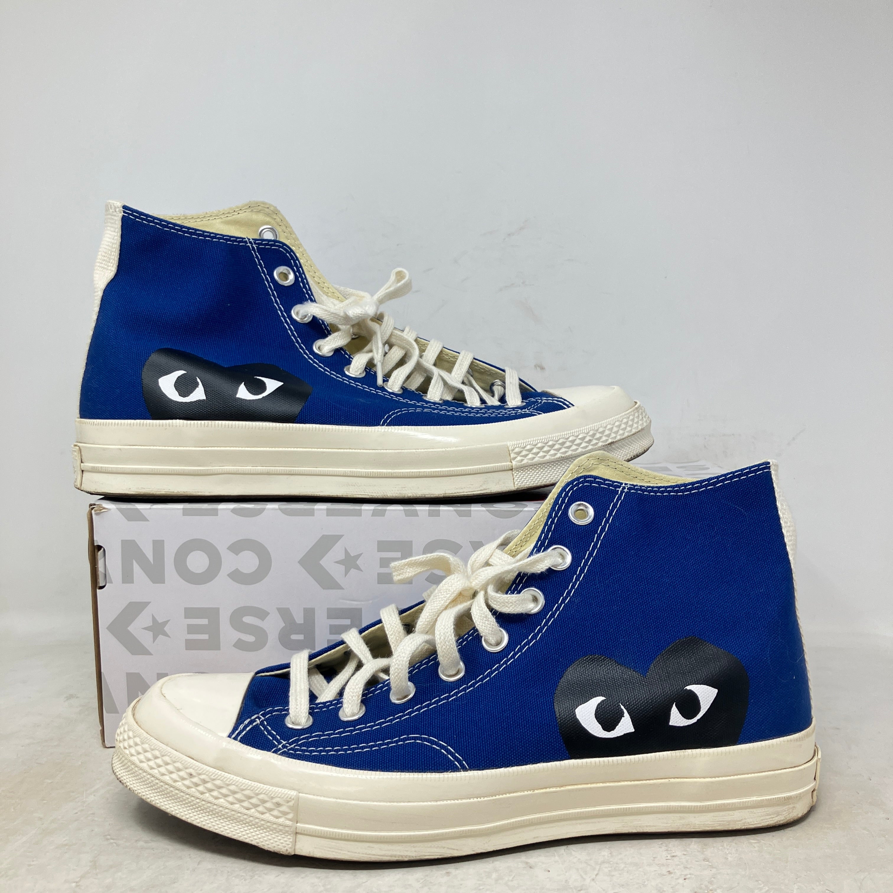 Converse Chuck Taylor All Star 70 Hi Comme des Garcons PLAY Blue Quartz