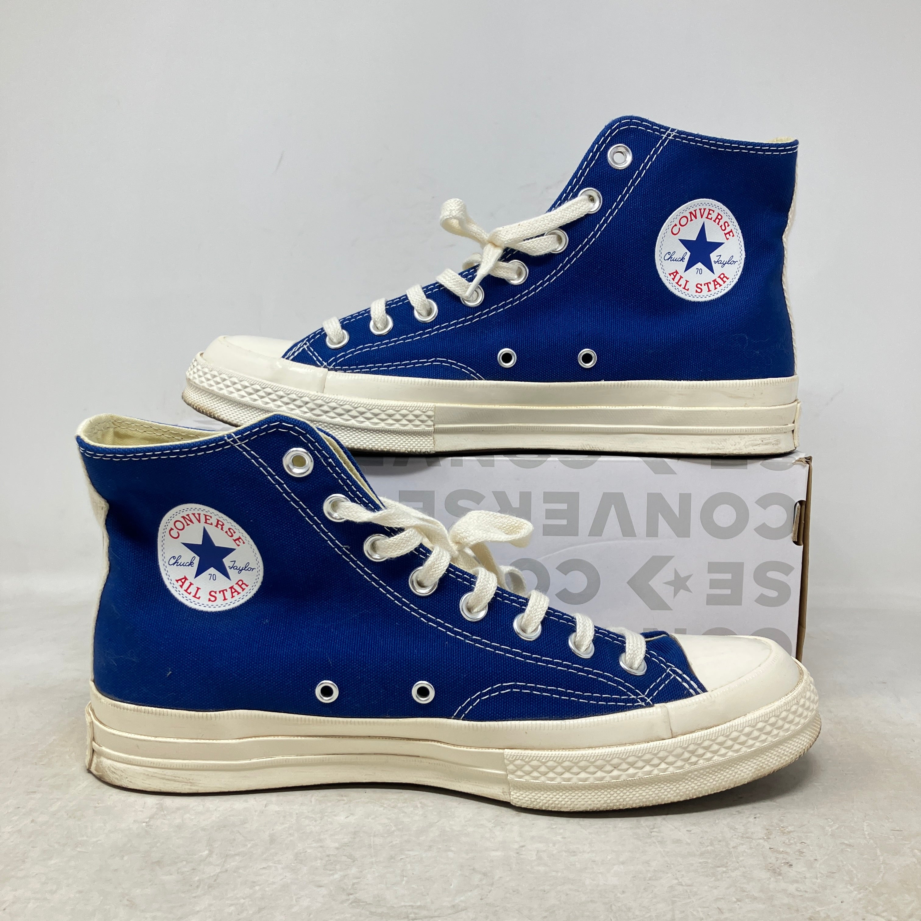 Converse Chuck Taylor All Star 70 Hi Comme des Garcons PLAY Blue Quartz