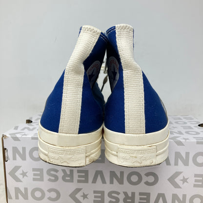 Converse Chuck Taylor All Star 70 Hi Comme des Garcons PLAY Blue Quartz
