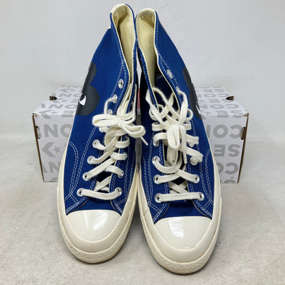 Converse Chuck Taylor All Star 70 Hi Comme des Garcons PLAY Blue Quartz