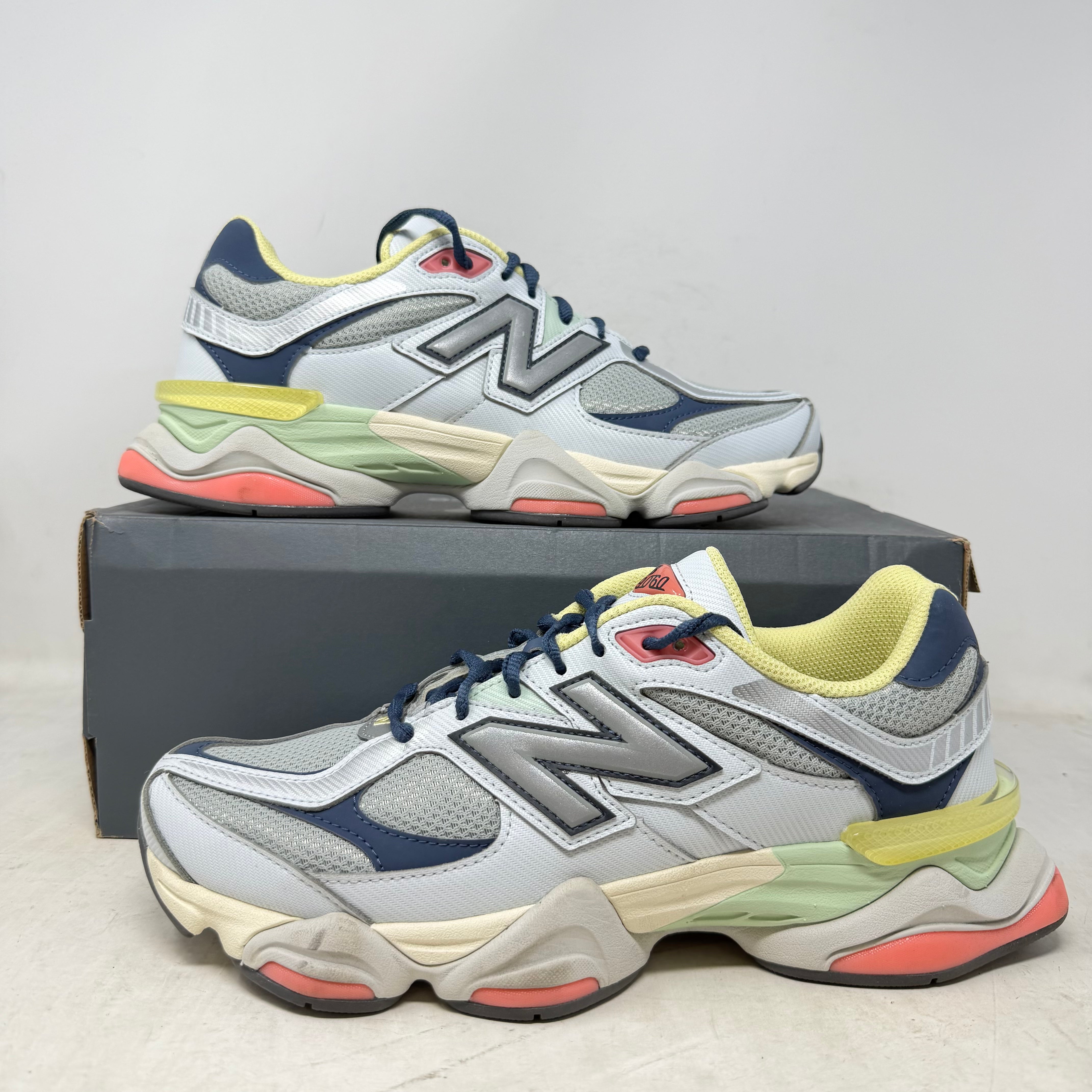 New Balance 9060 Grey Yellow Navy