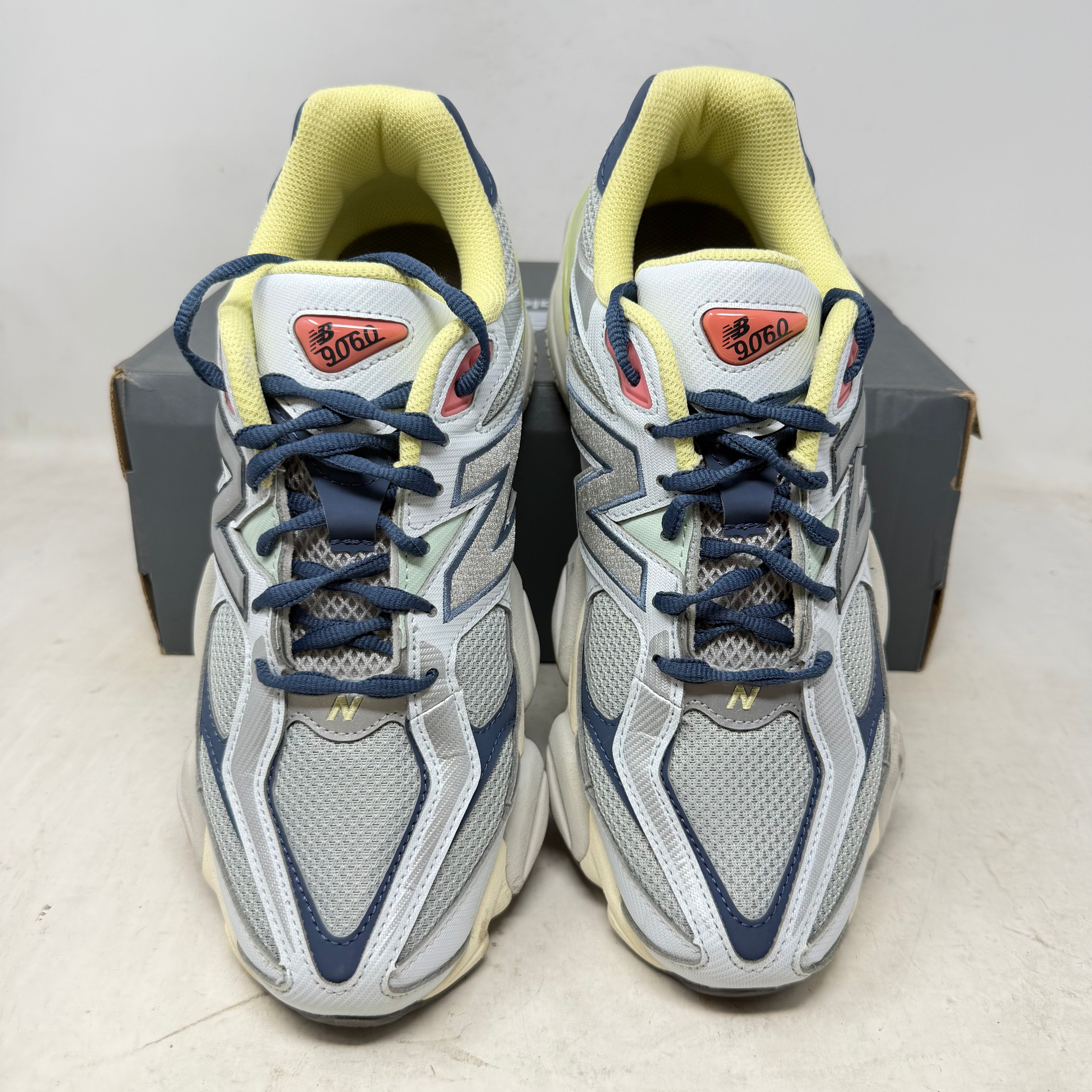 New Balance 9060 Grey Yellow Navy