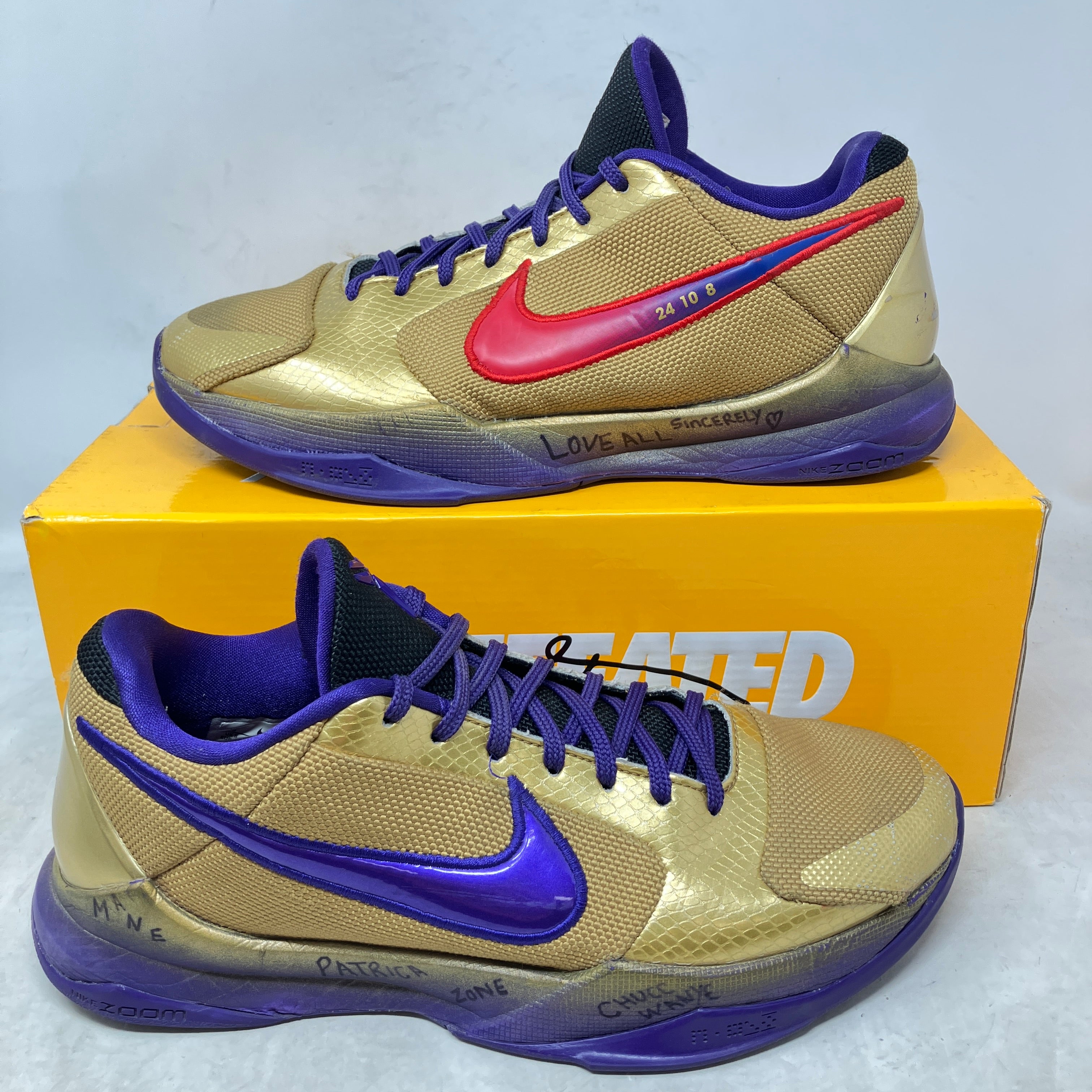 Nike Kobe 5 Protro Undefeated Hall of Fame
