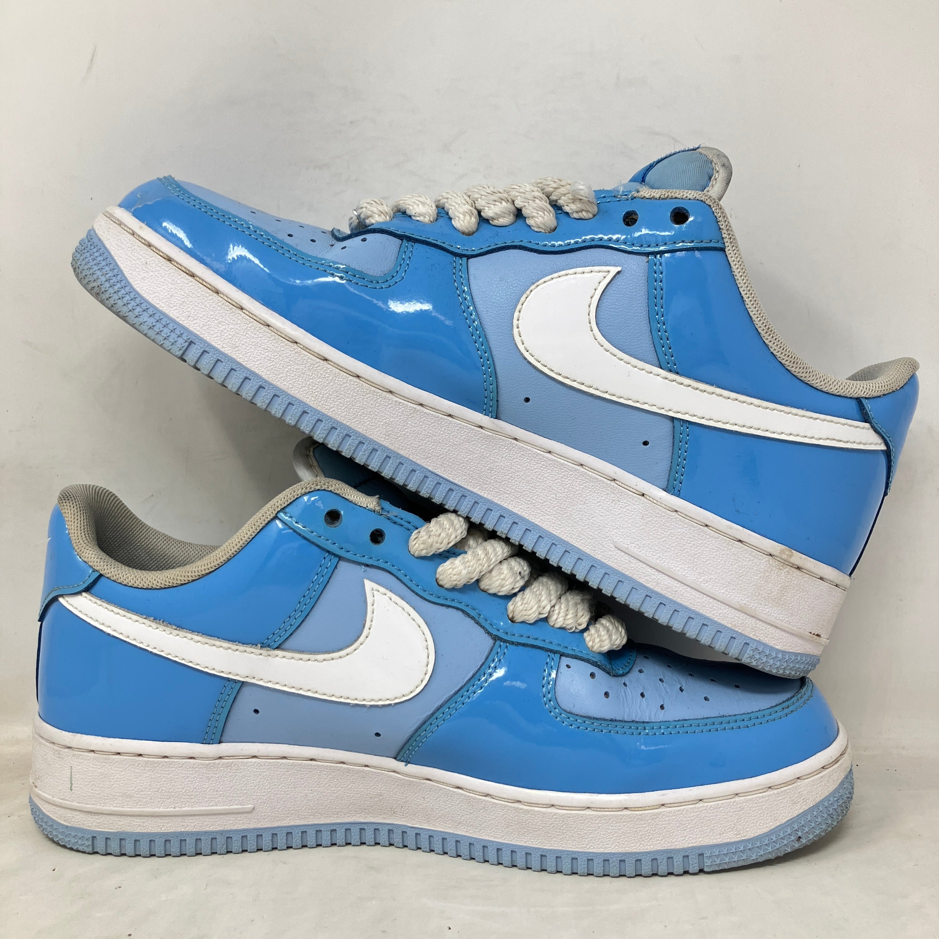 Nike Air Force 1 Low '07 LV8 Phychic Blue White Patent