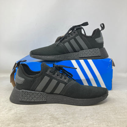 adidas NMD R1 Core Black Grey Solar Yellow
