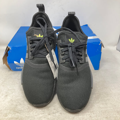 adidas NMD R1 Core Black Grey Solar Yellow