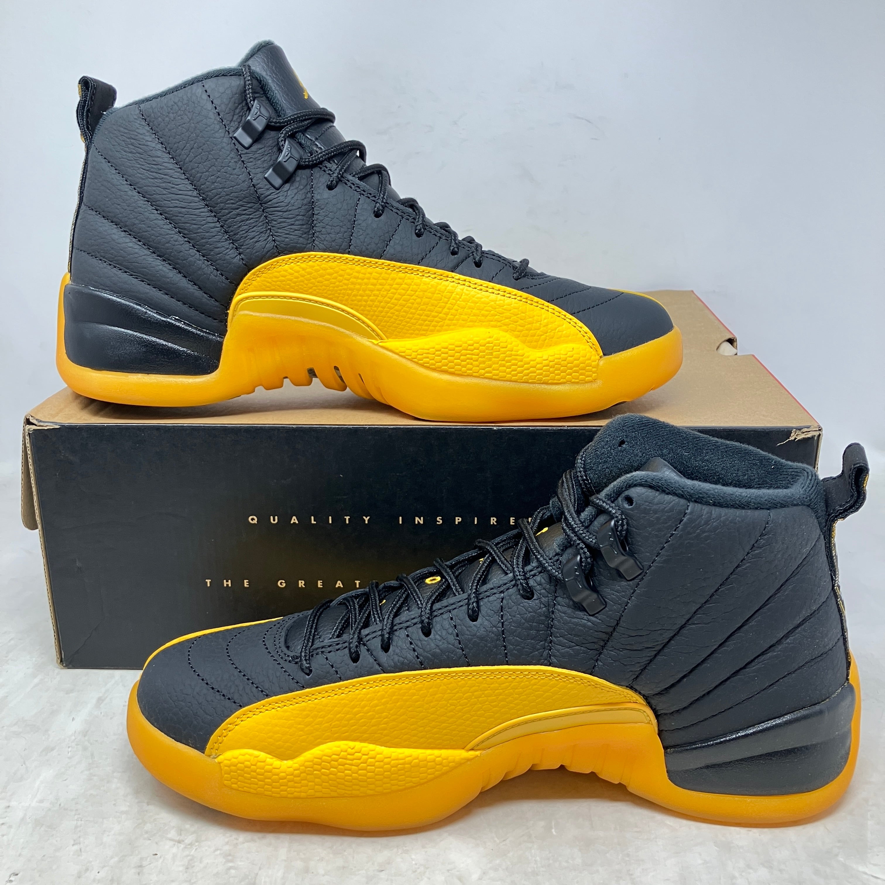 Jordan 12 Retro Black University Gold