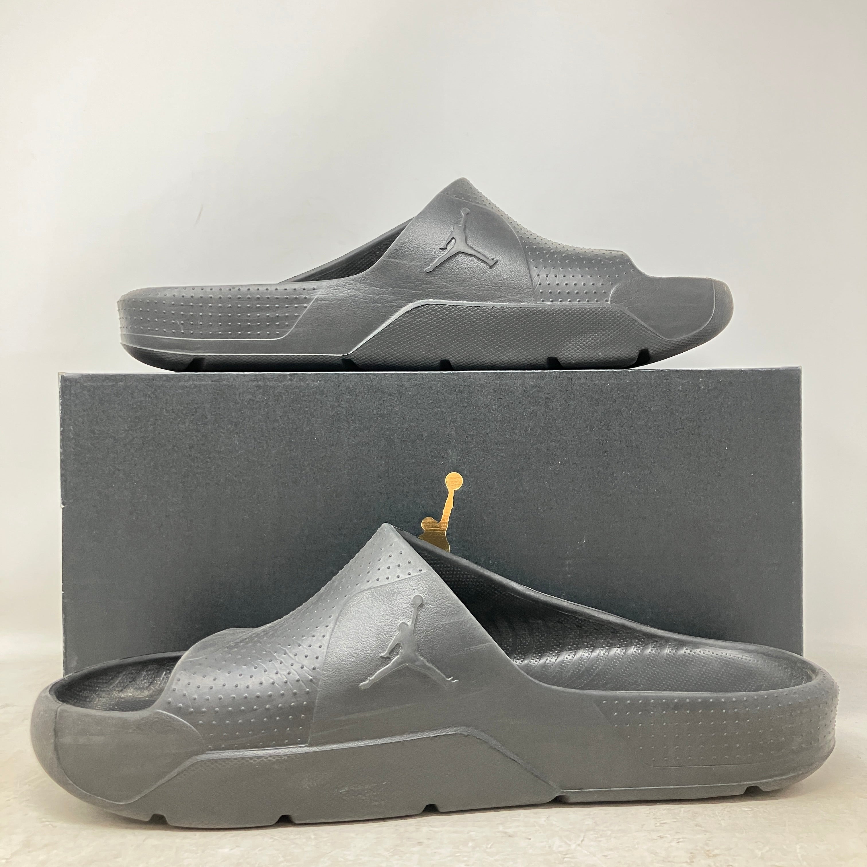 Jordan Post Slide Triple Black