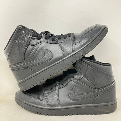 Jordan 1 Mid Triple Black