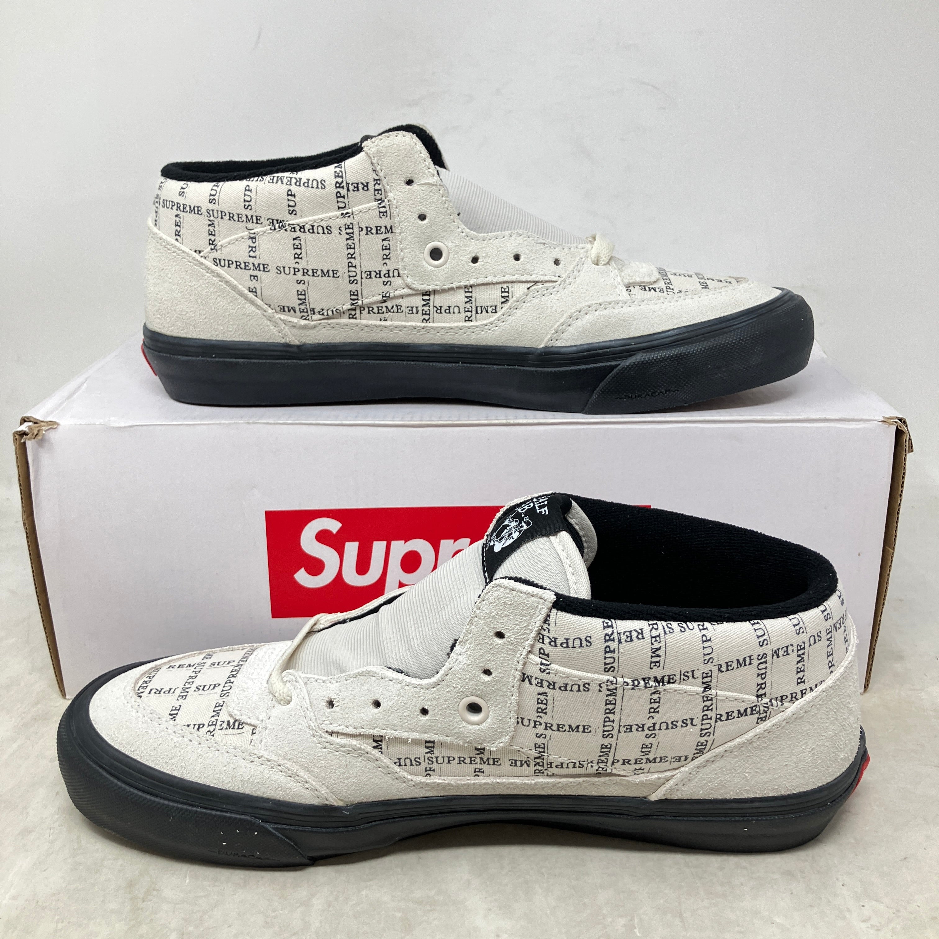 Vans Half Cab Supreme Grid White