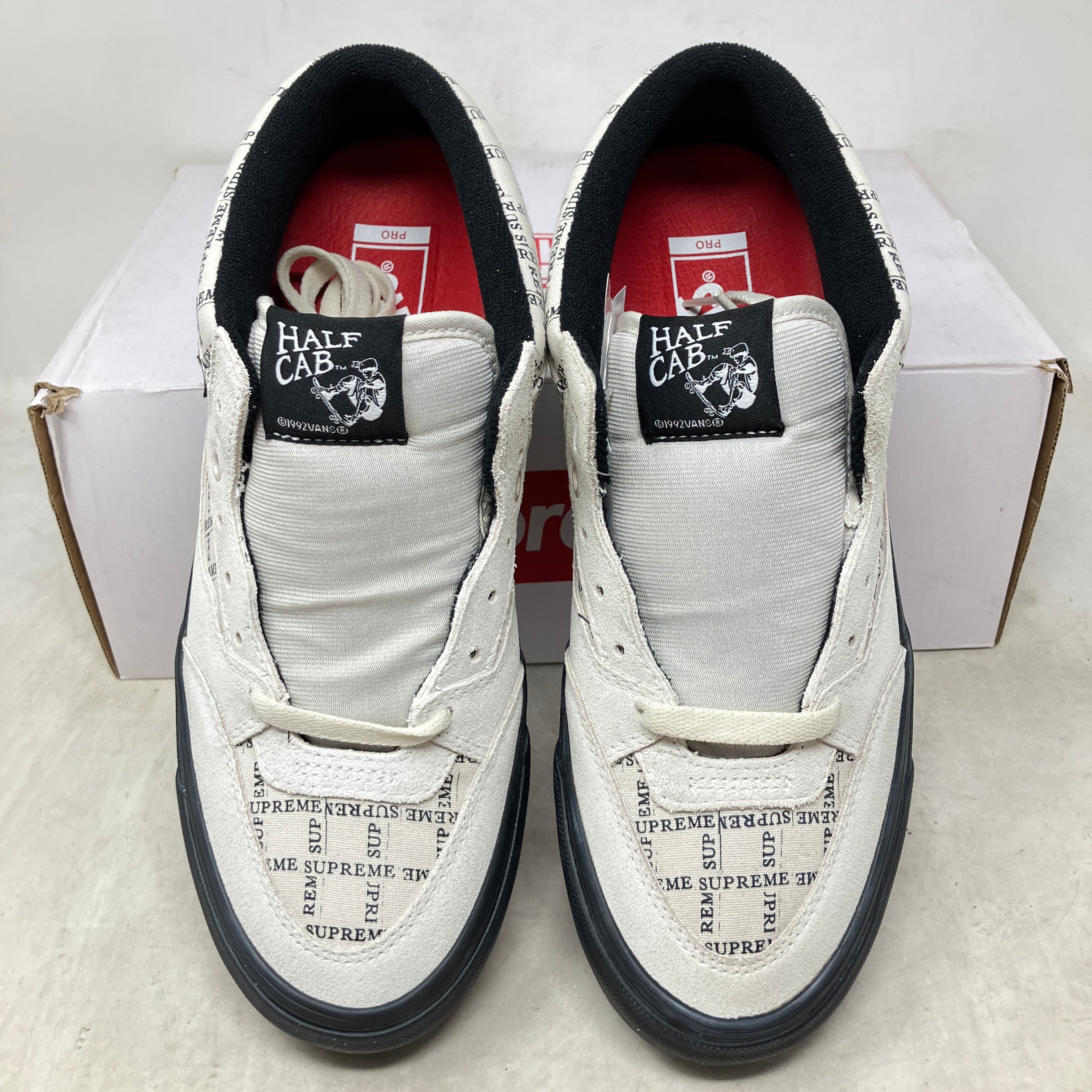 Vans Half Cab Supreme Grid White