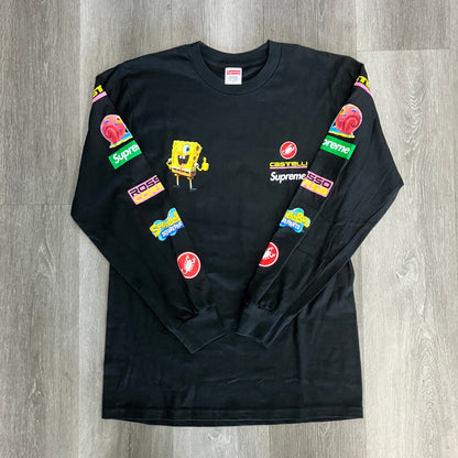 Supreme SpongeBob/Castelli Racing L/S Tee Black