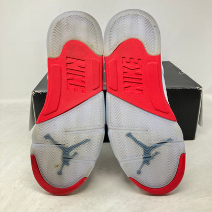 Jordan 5 Retro Fire Red Black Tongue (2025)