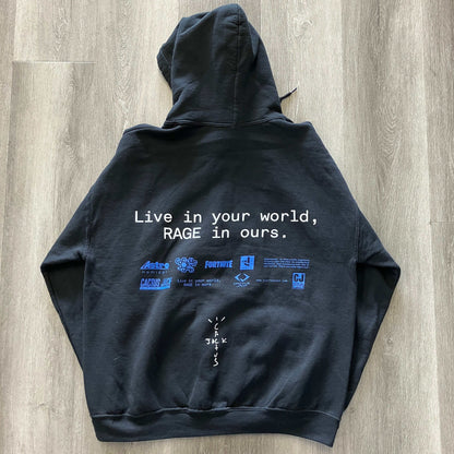 Cactus Jack by Travis Scott x PlayStation World Hoodie 'Black'