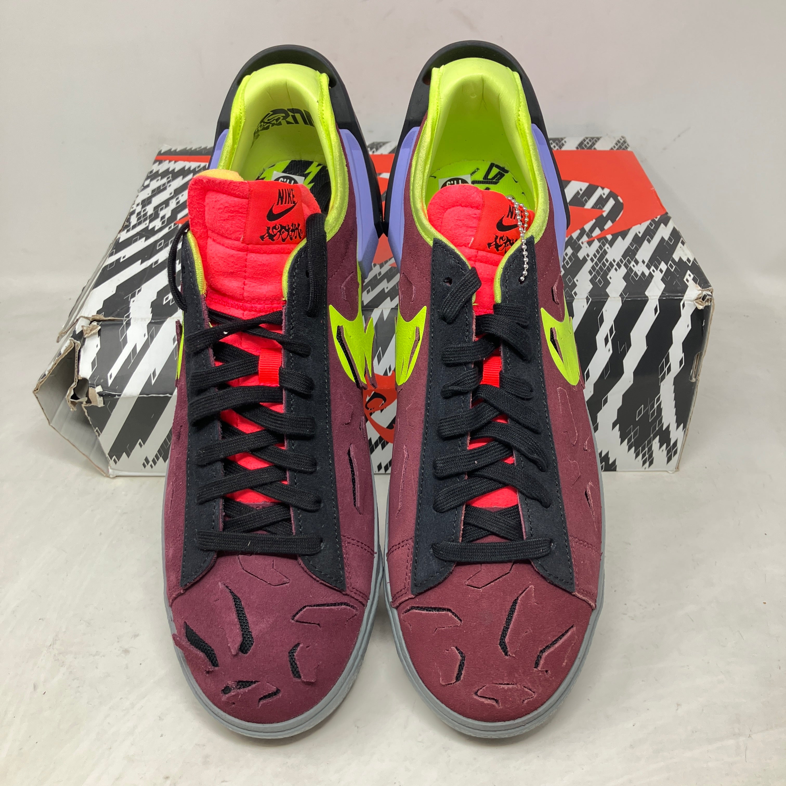 Nike Blazer Low Acronym Night Maroon