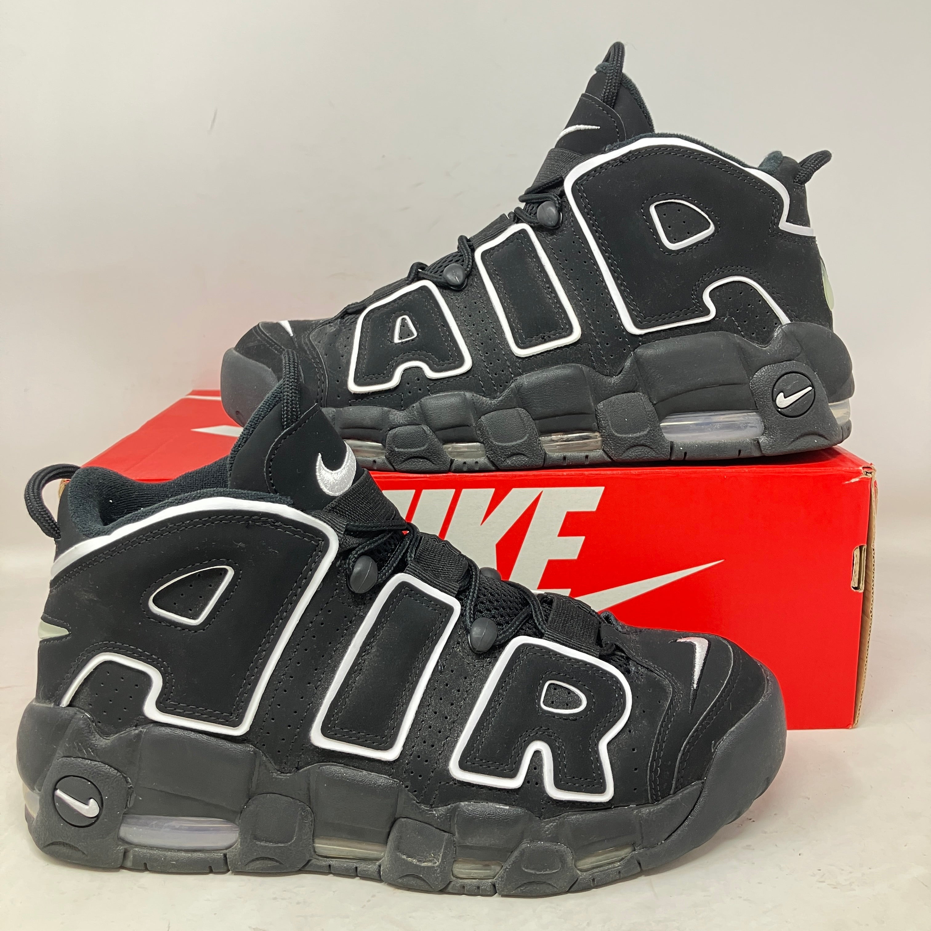Nike Air More Uptempo Black White