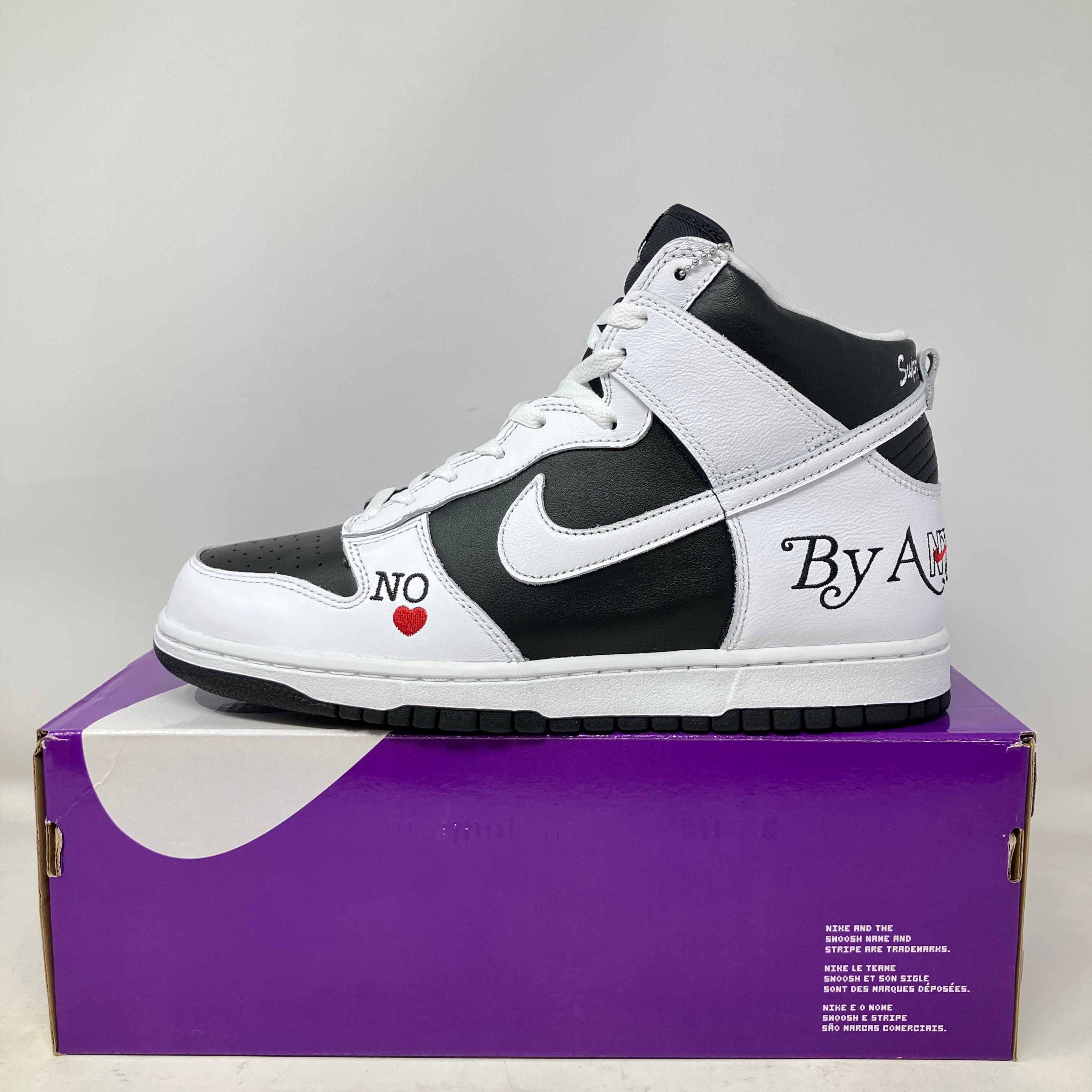 Nike SB Dunk High Supreme By Any Means Black