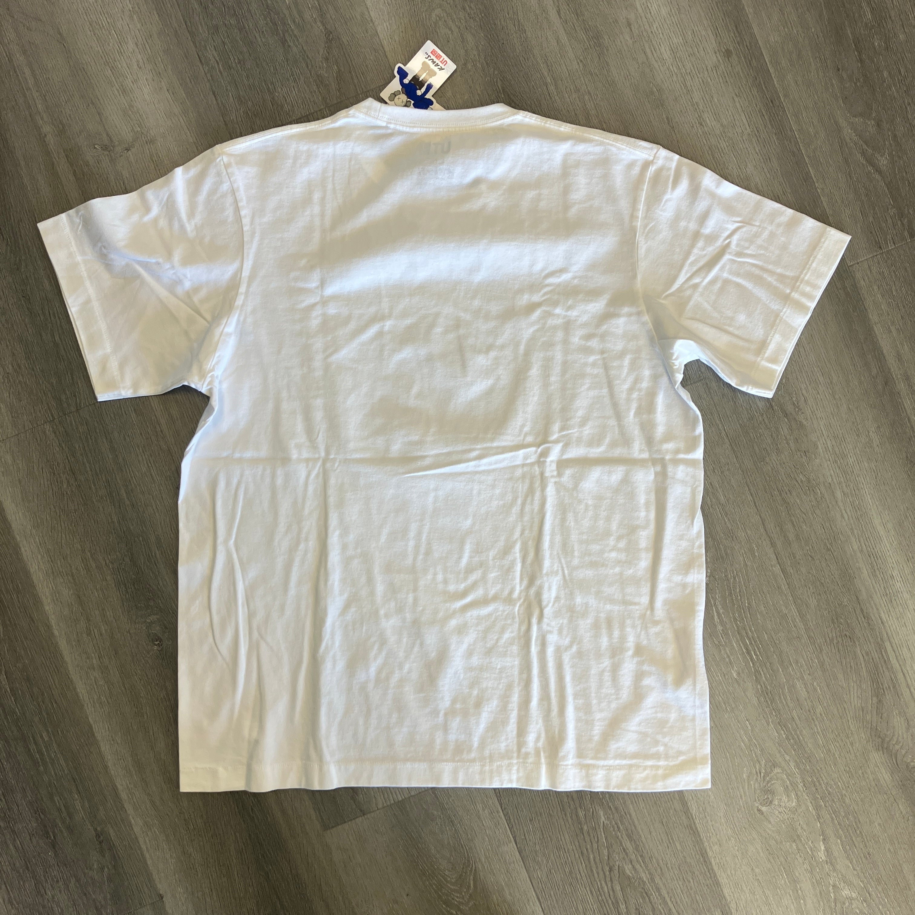 KAWS x Uniqlo Flayed Tee White