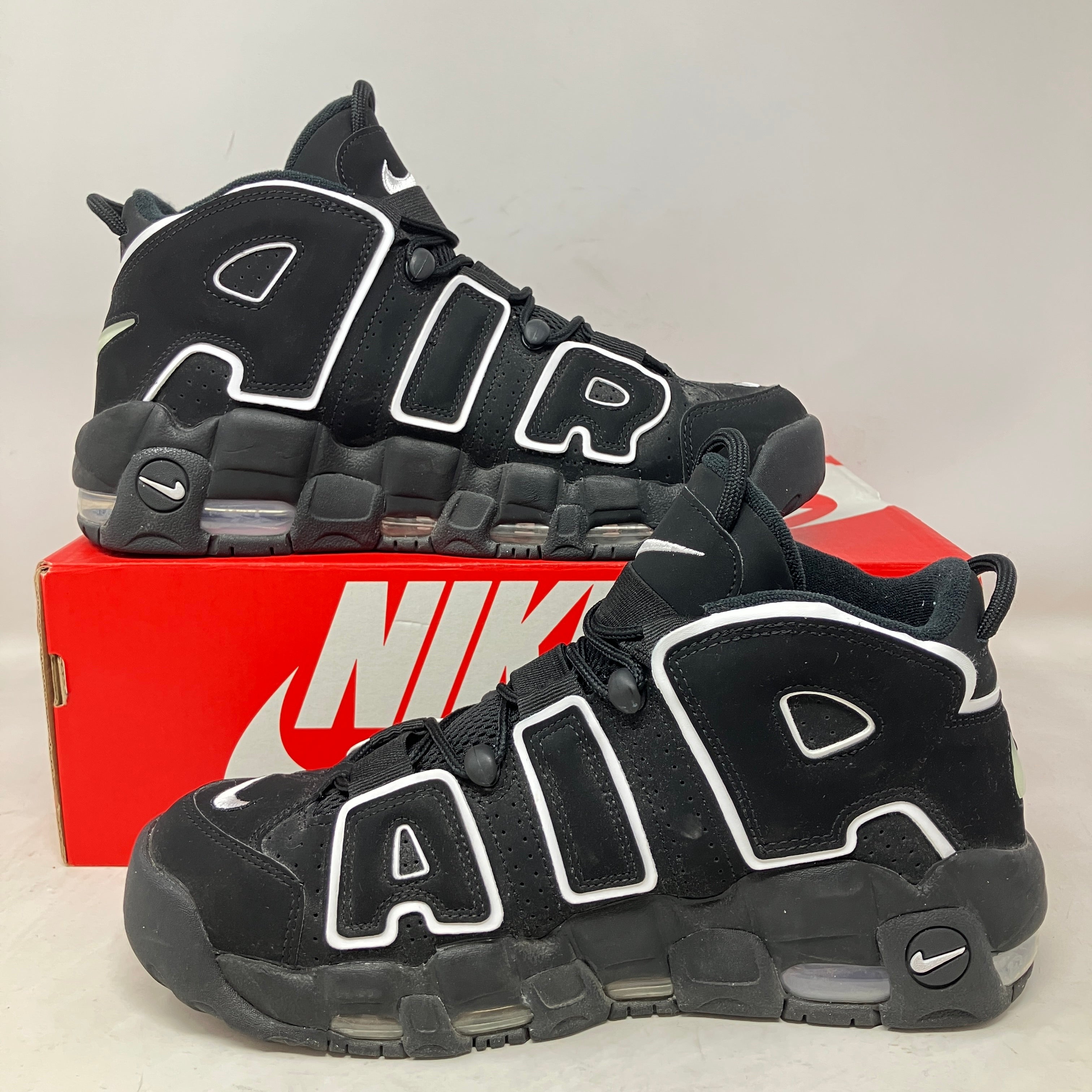 Nike Air More Uptempo Black White