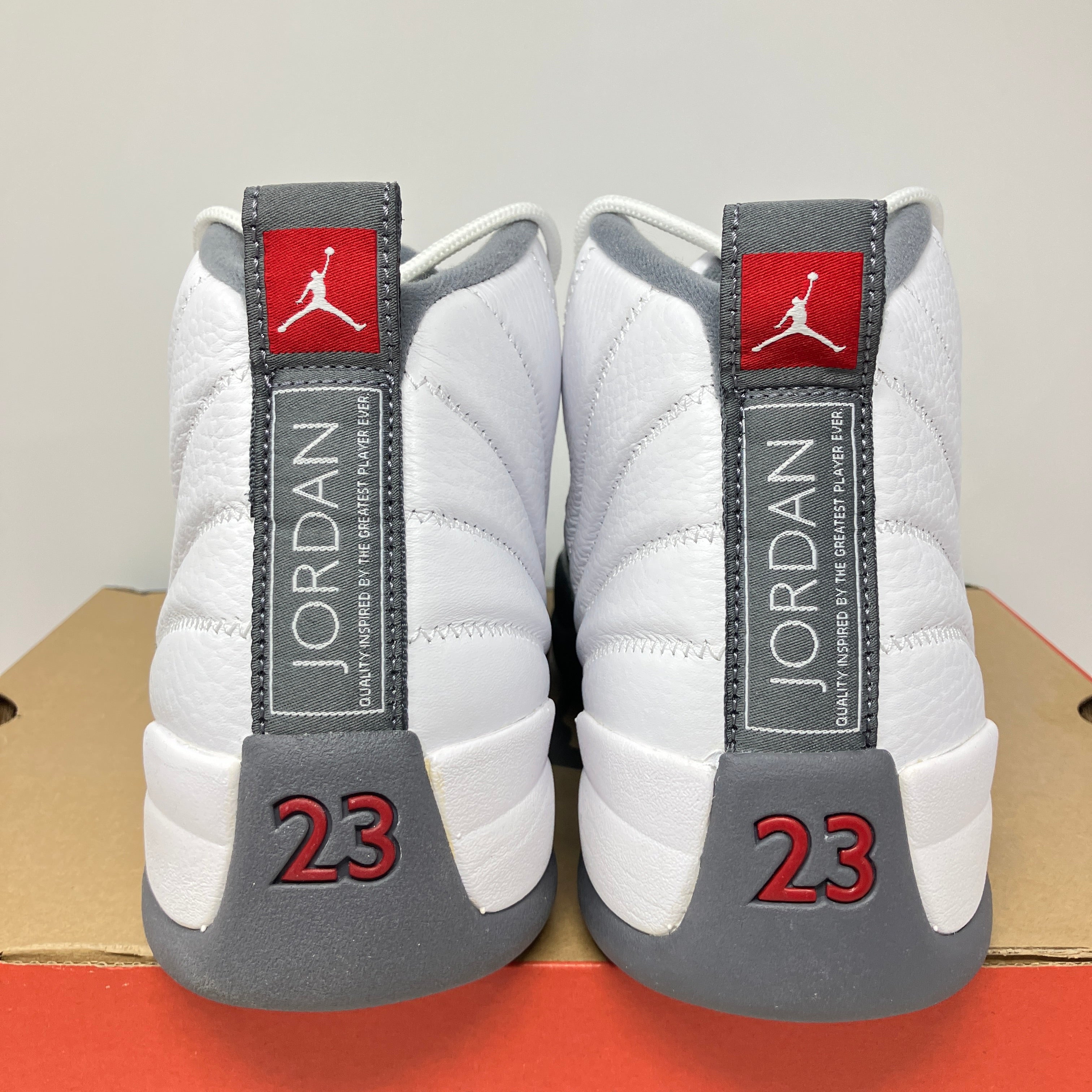 Jordan 12 Retro White Dark Grey