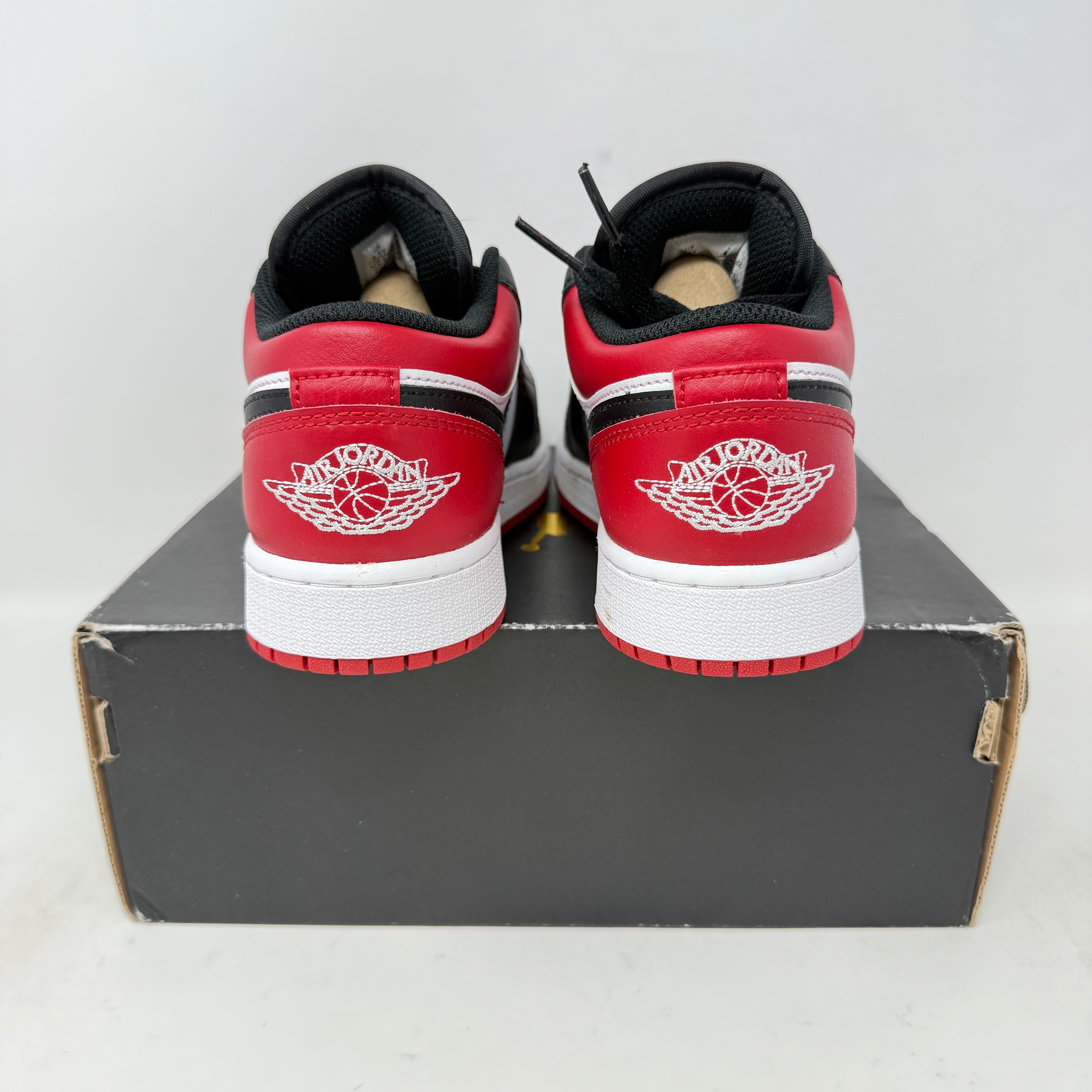 Jordan 1 Low Bred Toe (GS)