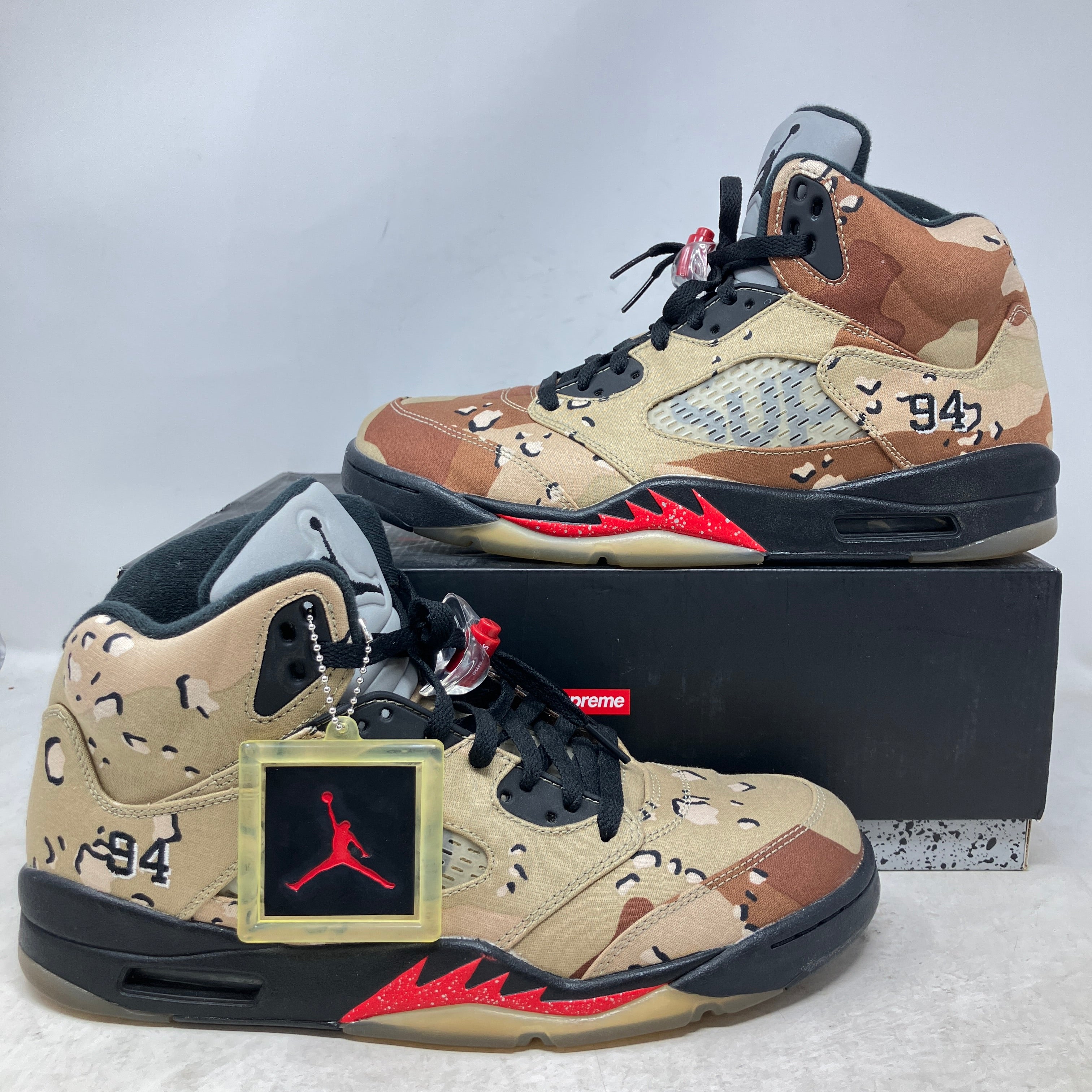 Jordan 5 Retro Supreme Desert Camo