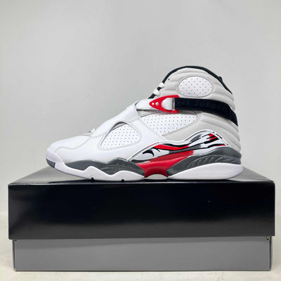 Jordan 8 Retro White True Red 2025 sneakers brand new with accessories