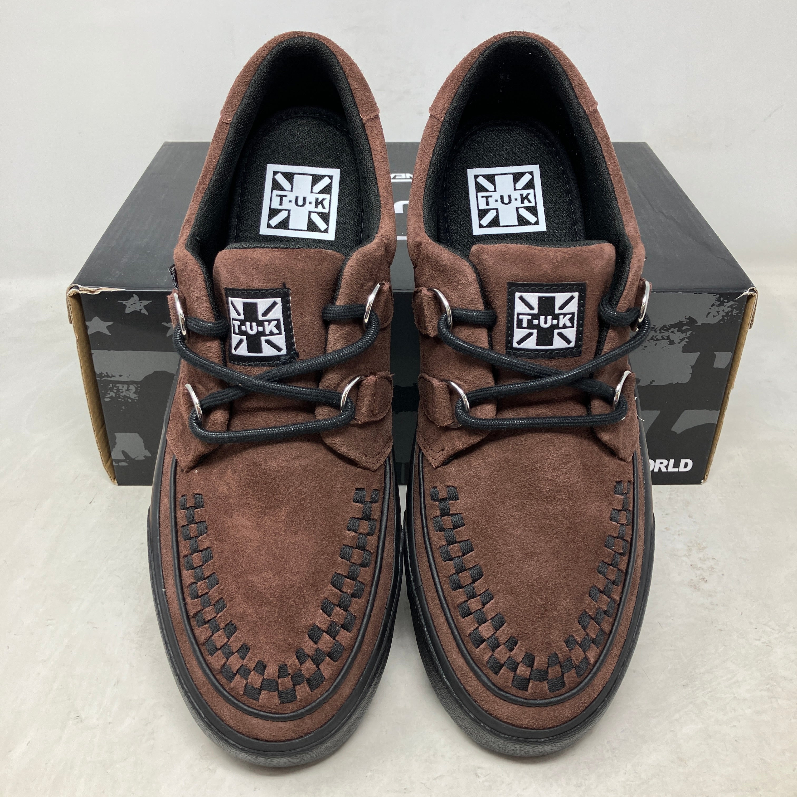 TUK VLK Creeper Sneakers Brown Black