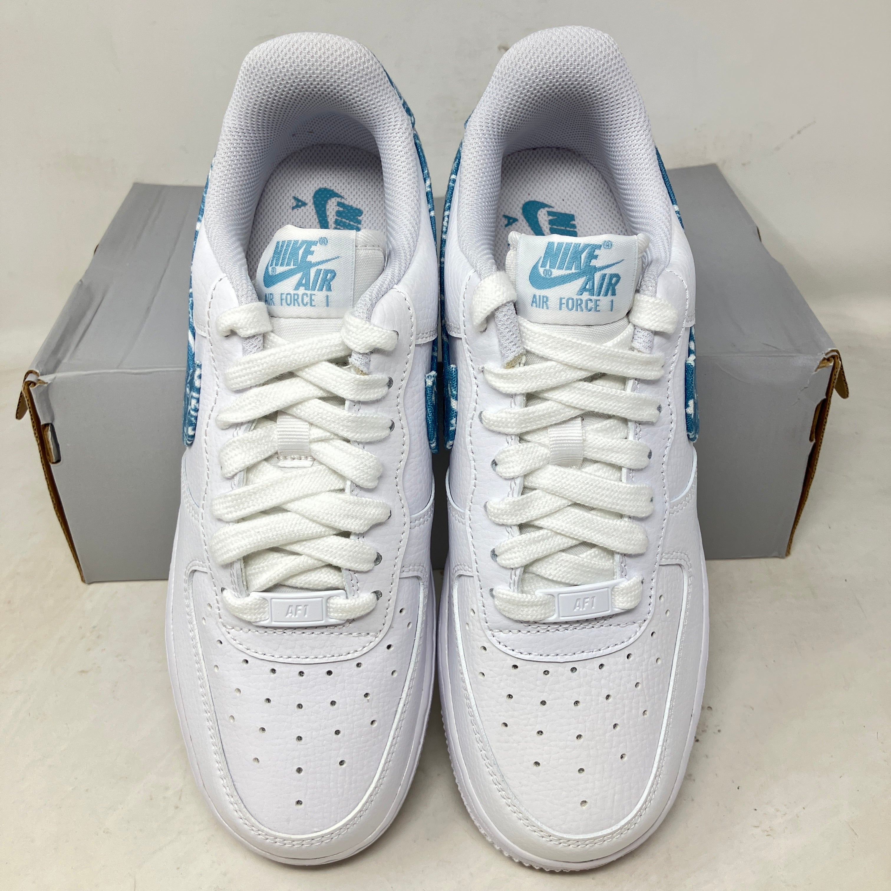 Nike Air Force 1 Low '07 Essential White Worn Blue Paisley (Women's)