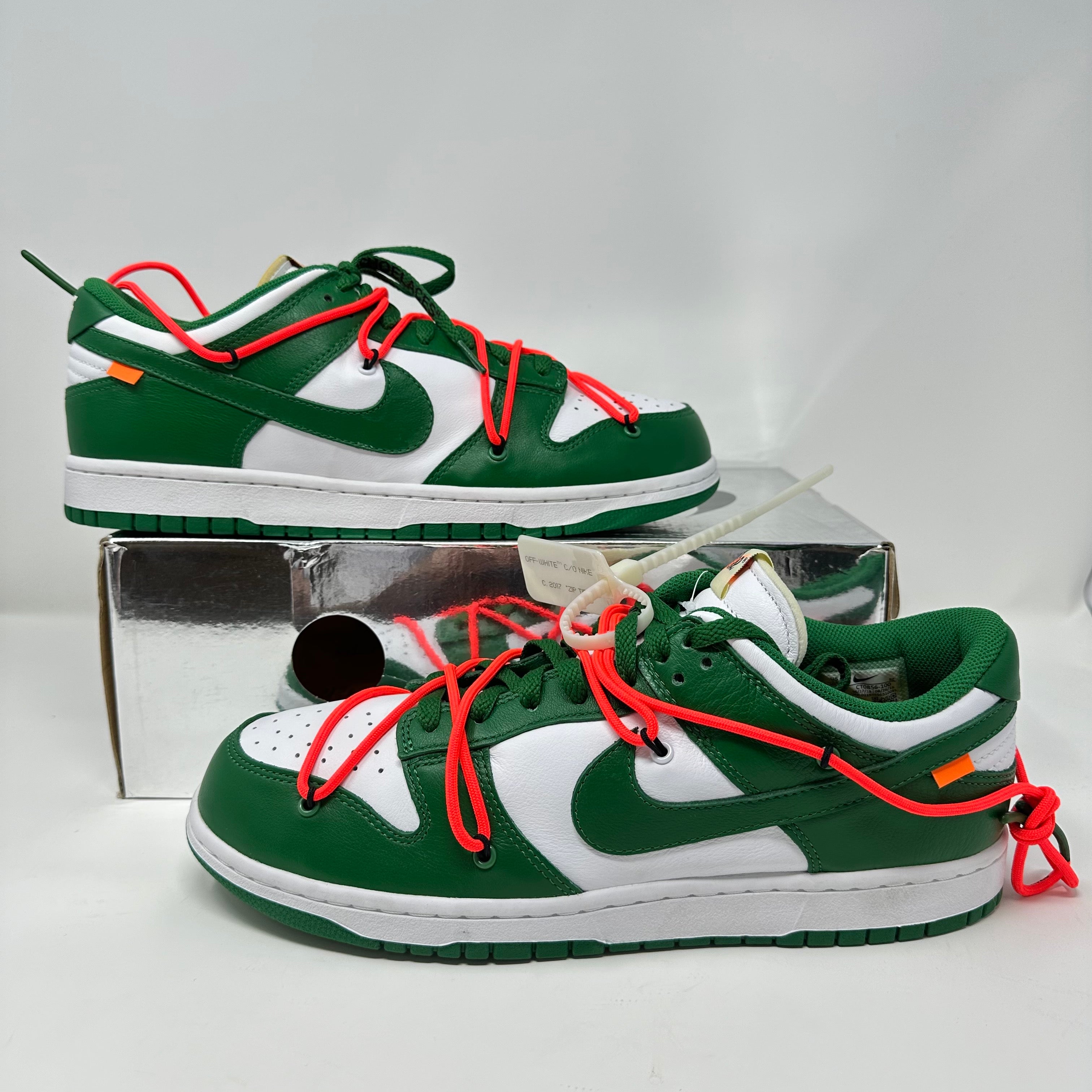 Nike Dunk Low Off-White Pine Green