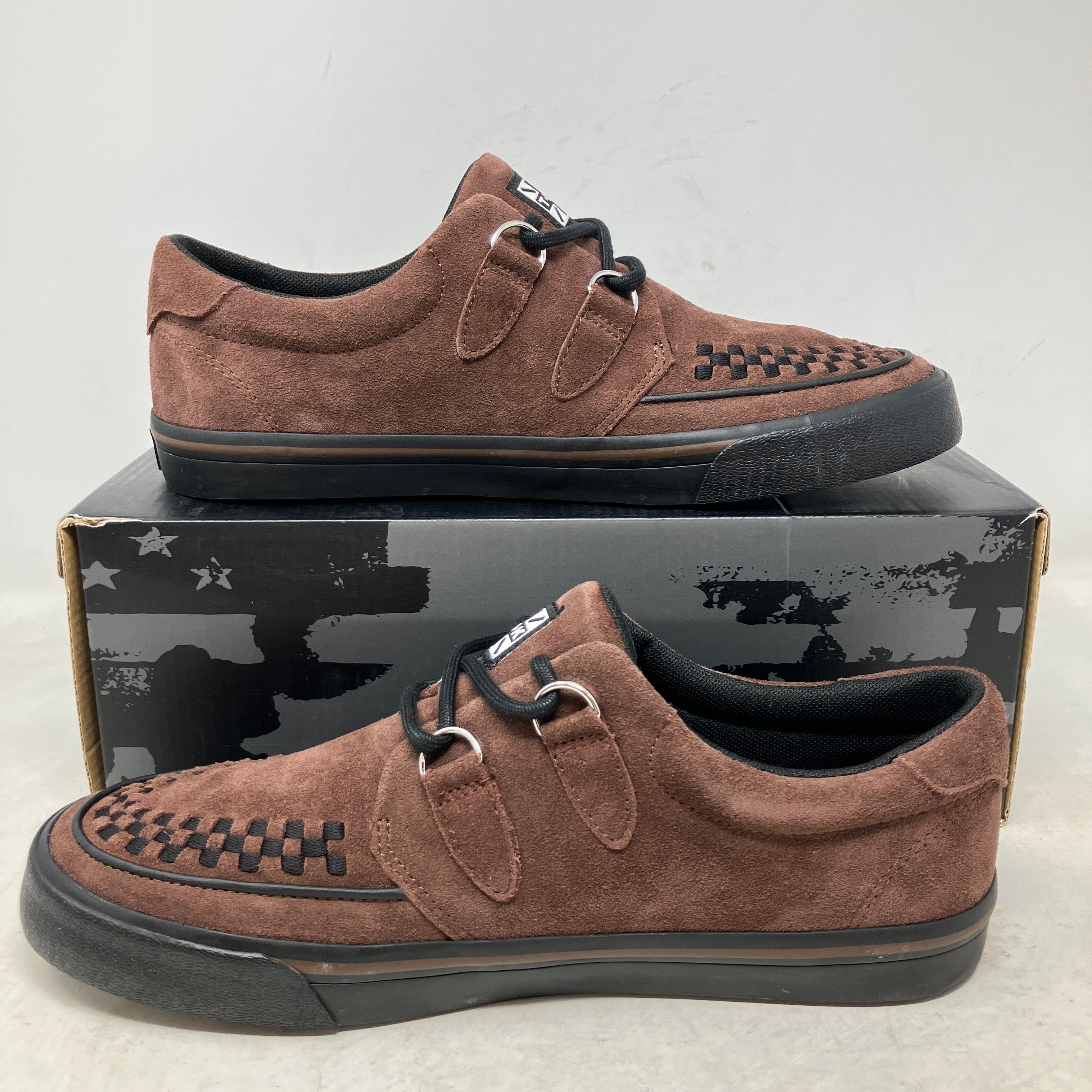TUK VLK Creeper Sneakers Brown Black