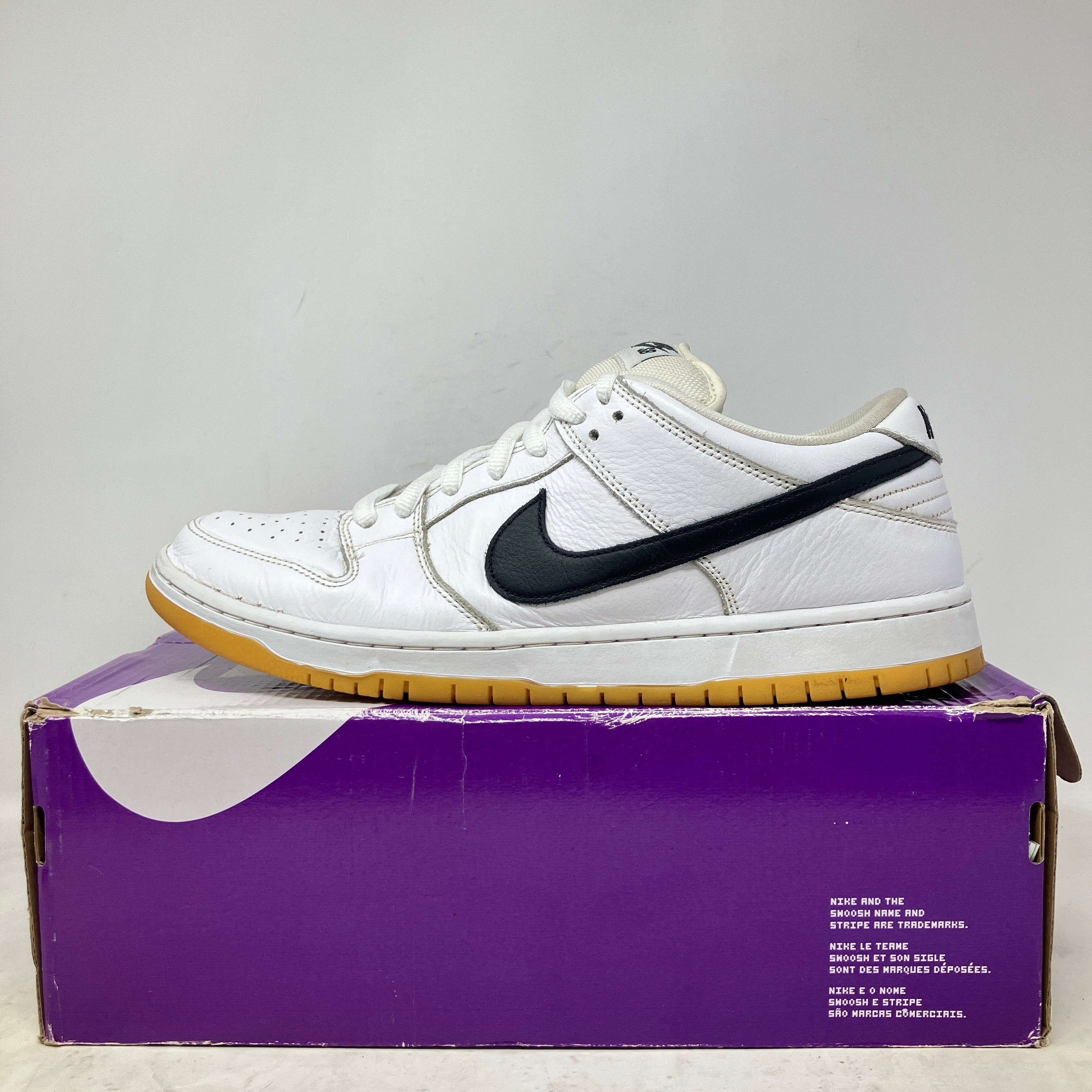Nike SB Dunk Low Pro White Gum