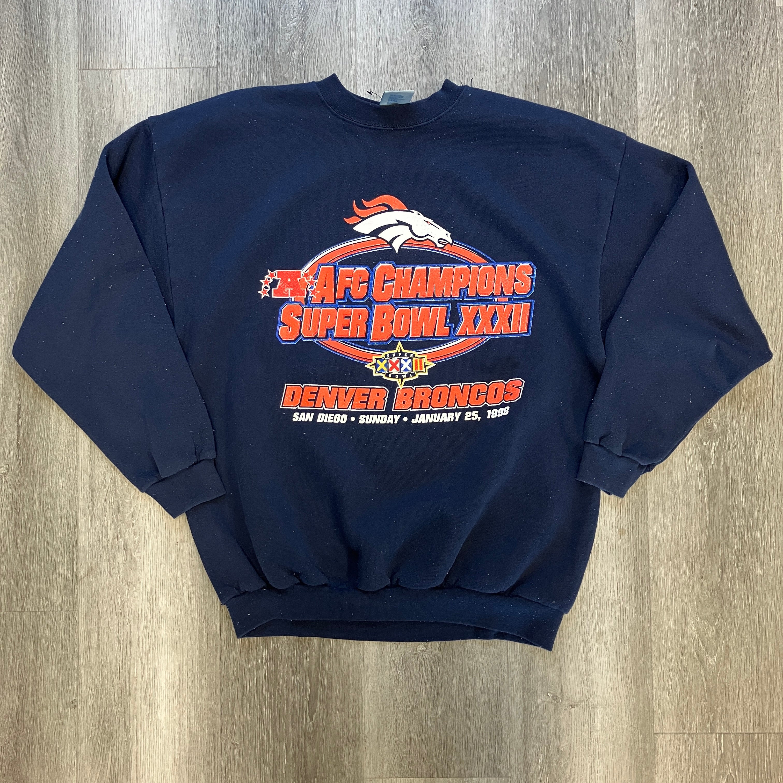 Vintage 1998 Denver Broncos Super Bowl XXXII Crew Neck