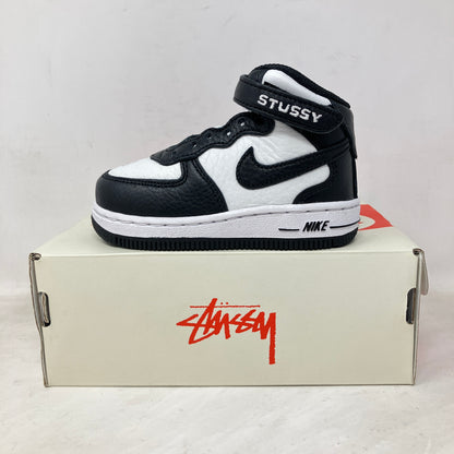 Nike Air Force 1 Mid Stussy Light Bone Black (TD)