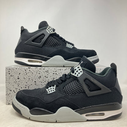 Jordan 4 Retro SE Black Canvas