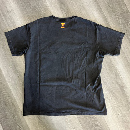 Kith x Superman 2025 Movie Lightning Vintage Tee Black