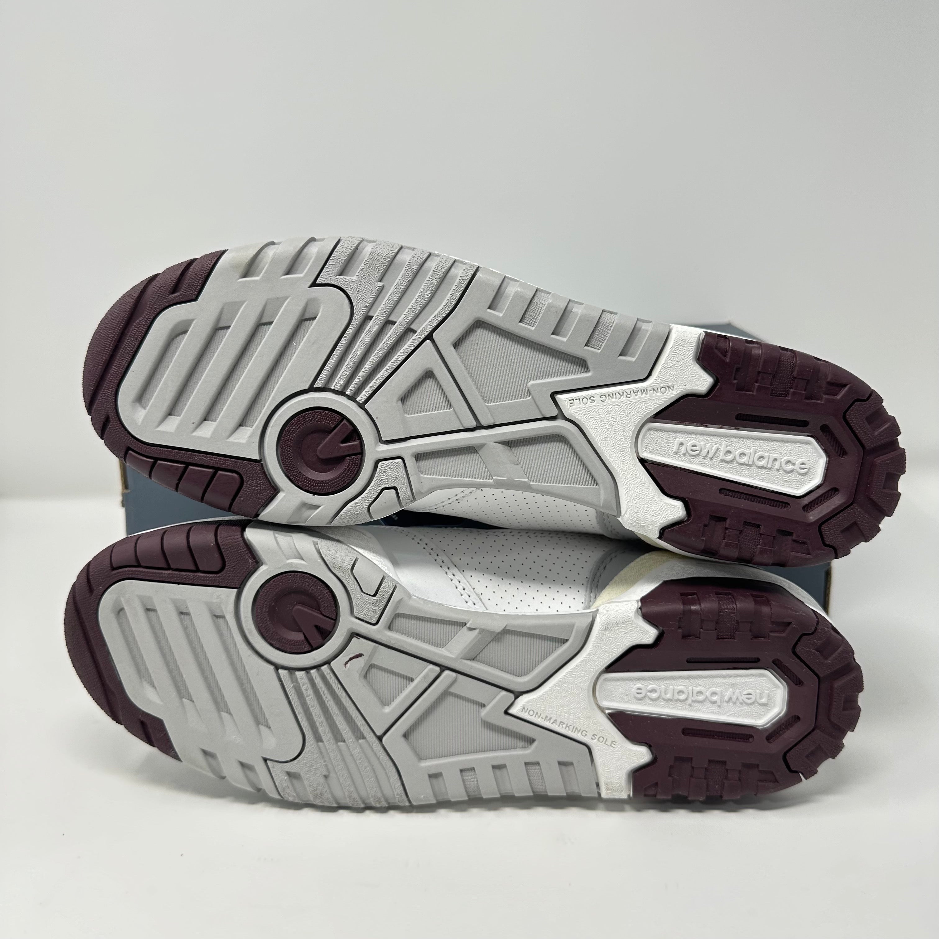 New Balance 550 White Natural Indigo Burgundy