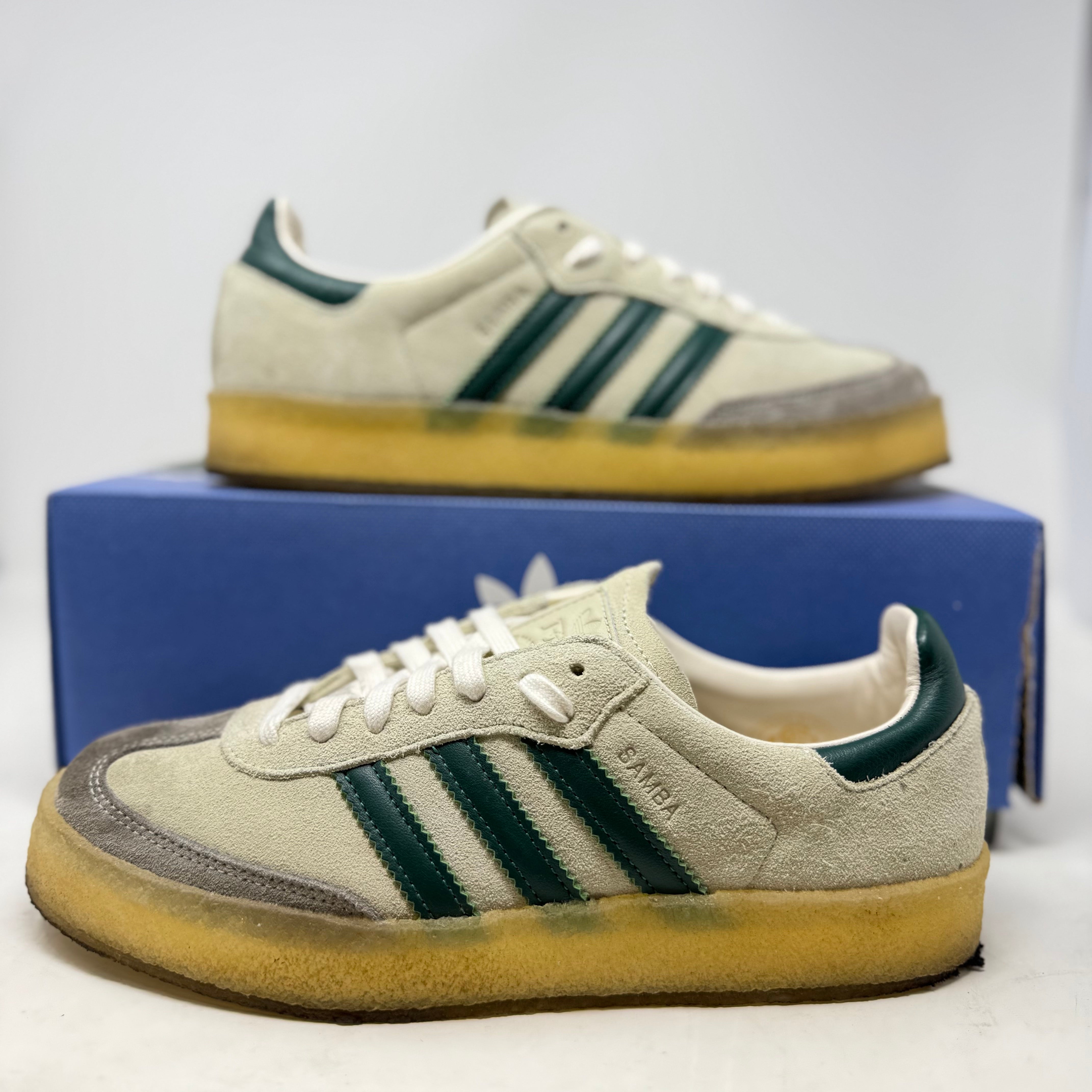 adidas Clarks 8th Street Samba by Ronnie Fieg Chalk White Green