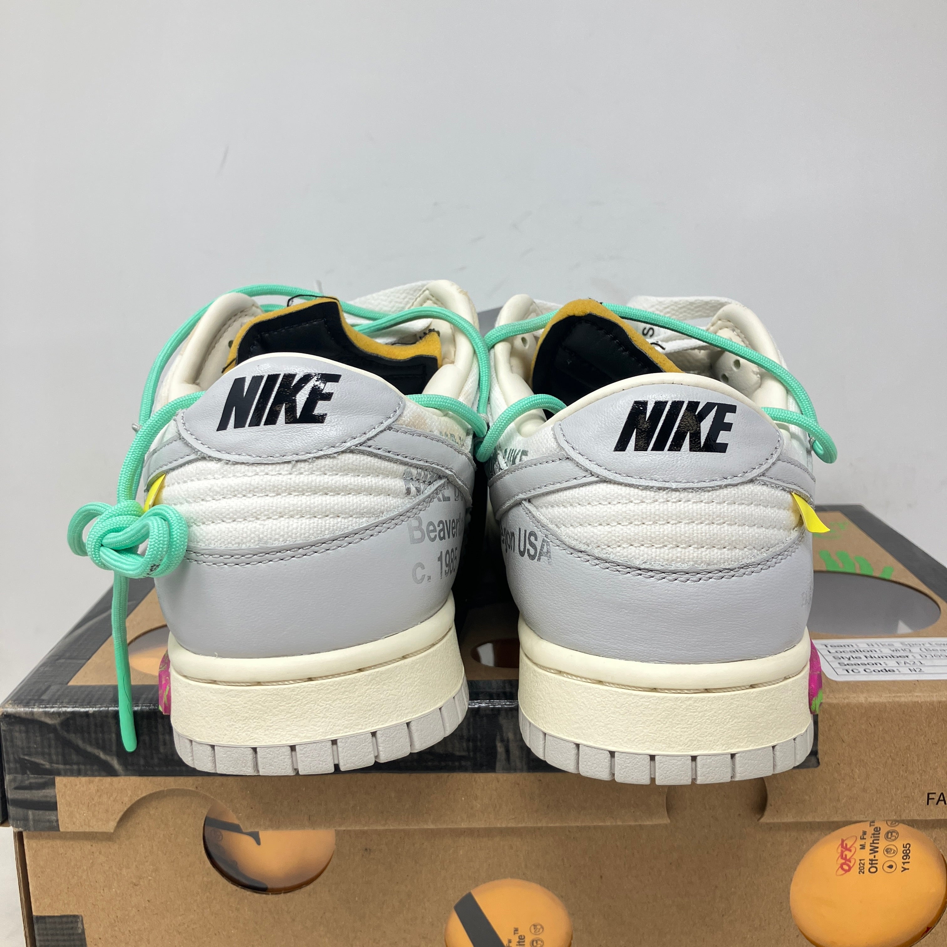 Nike Dunk Low Off-White Lot 4