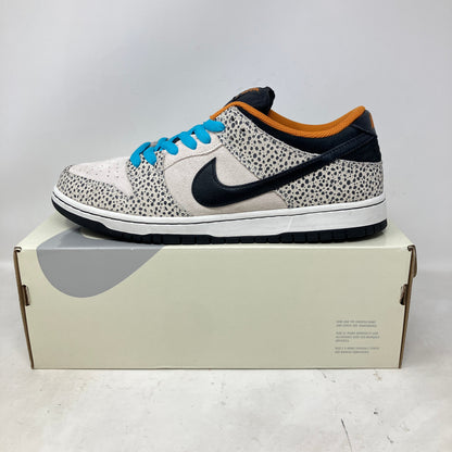 Nike SB Dunk Low Electric Pack Olympic Safari sneaker side view on box