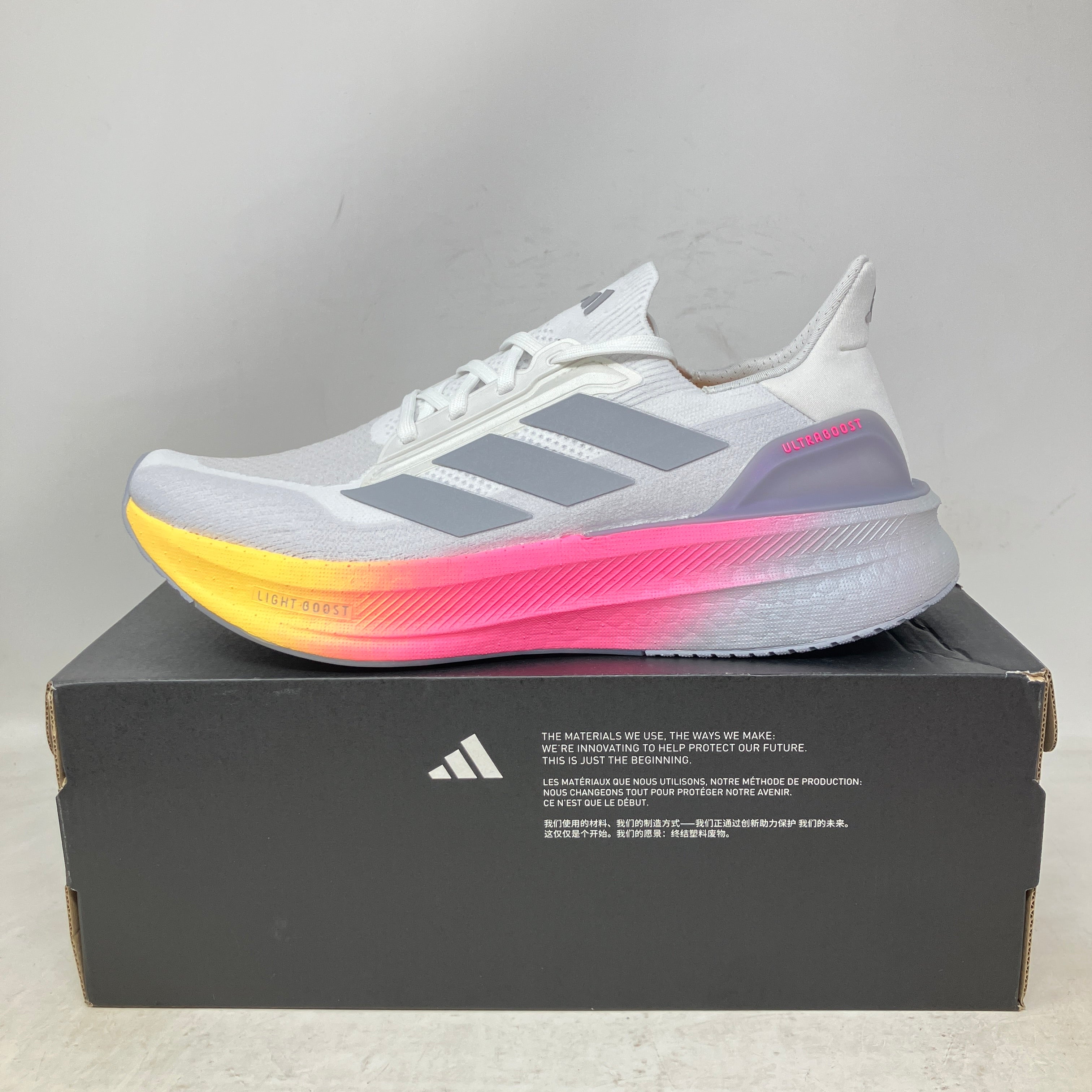 adidas Ultra Boost 5X Cloud White Halo Silver Lucid Pink