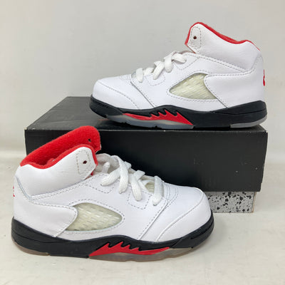 Jordan 5 Retro Fire Red Silver Tongue (2020) (TD)(PS)